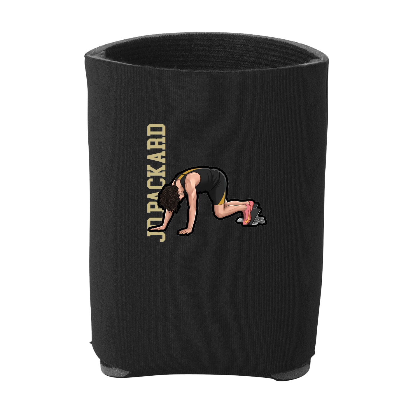 Can Holder — Name Vertical in Black