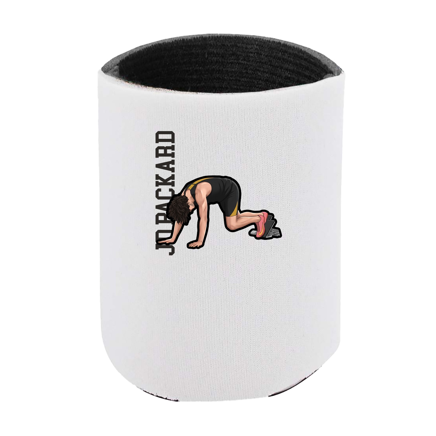 Can Holder — Name Vertical in White