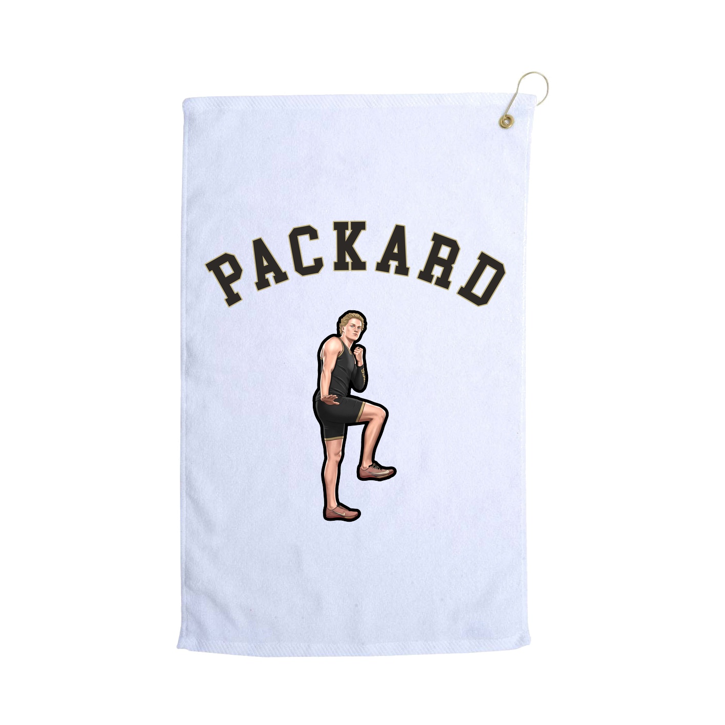 Golf Towel — Shirsey Arch in White