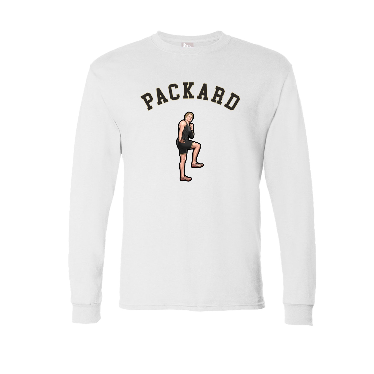 Long Sleeve Tee — Shirsey Arch in White