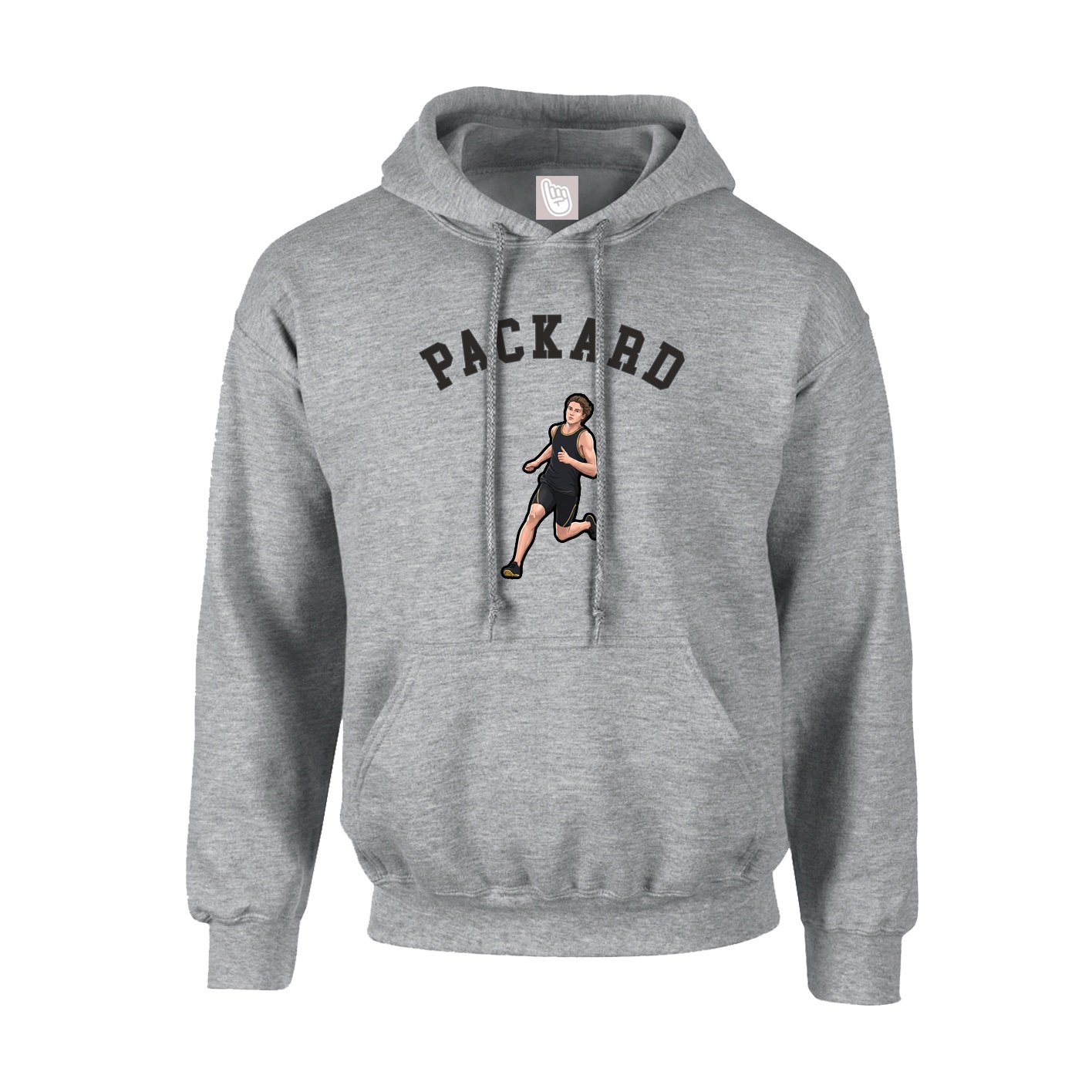 Youth Hoodie — Shirsey Arch in Grey