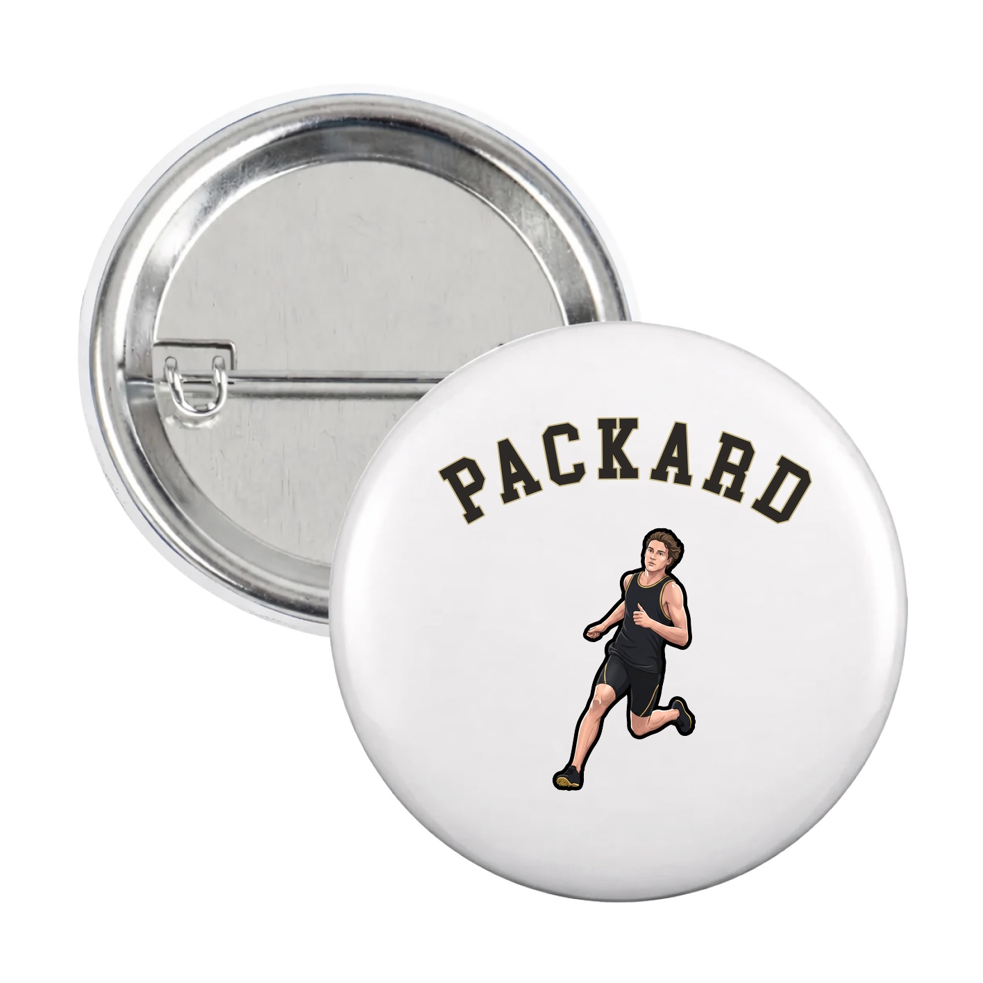 Game Day Button — Shirsey Arch in White