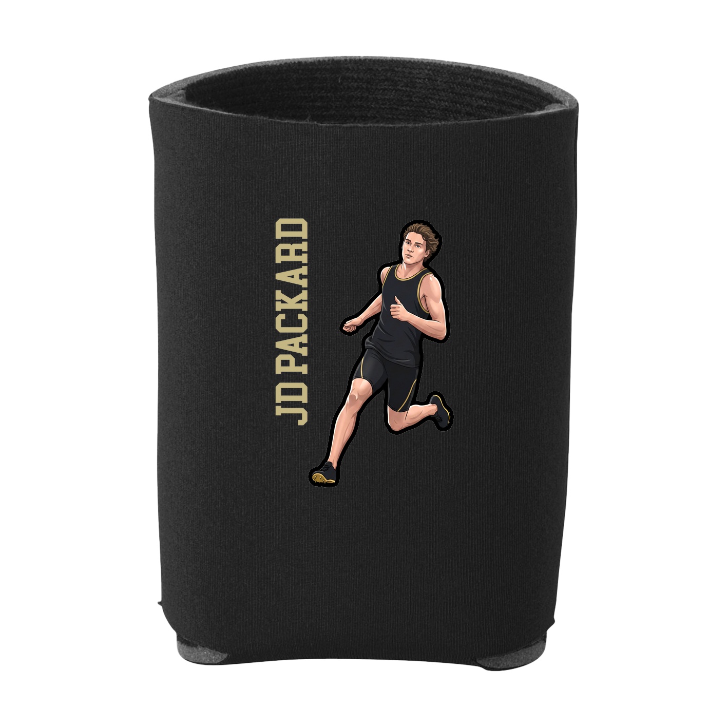 Can Holder — Name Vertical in Black
