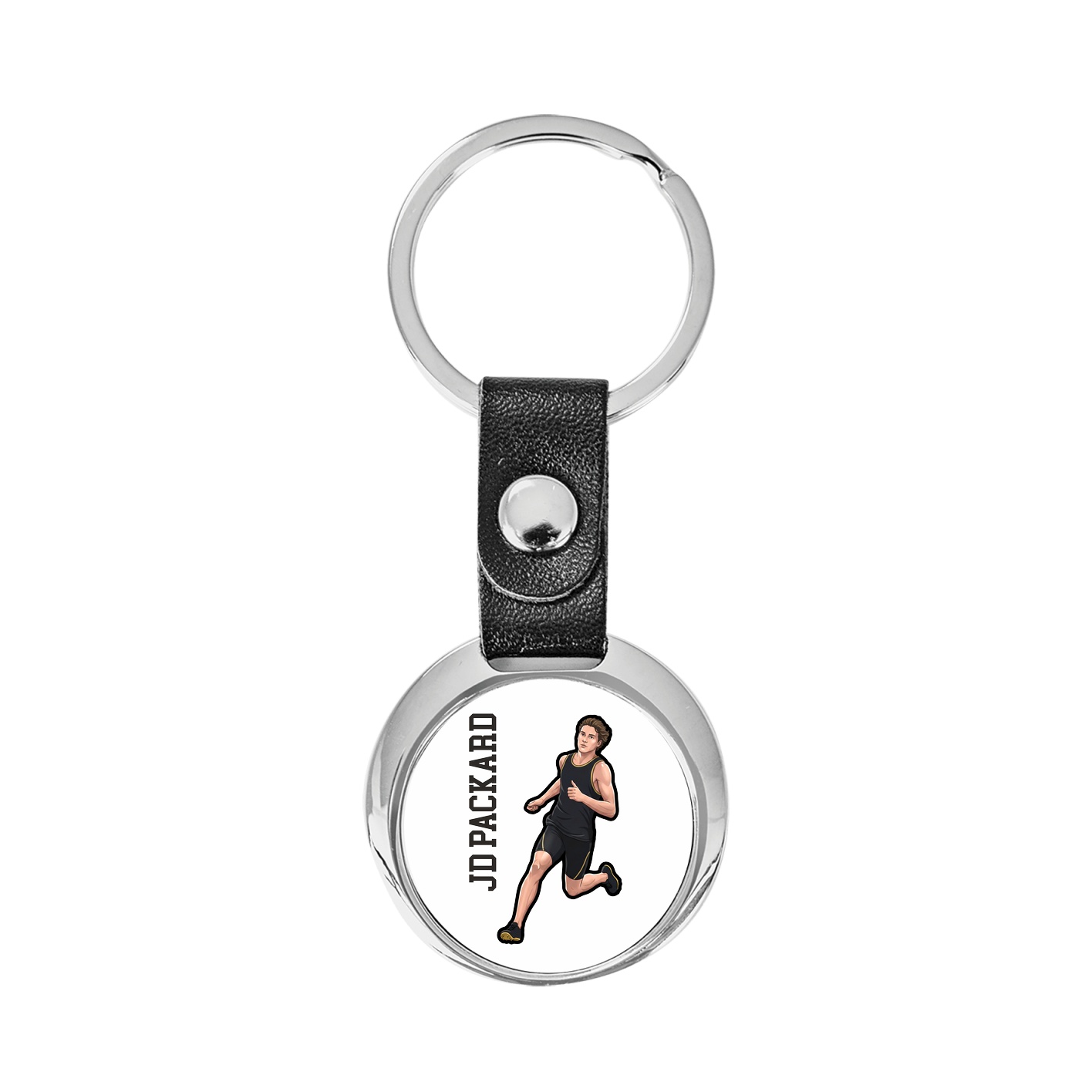 Key Chain — Name Vertical in Classic