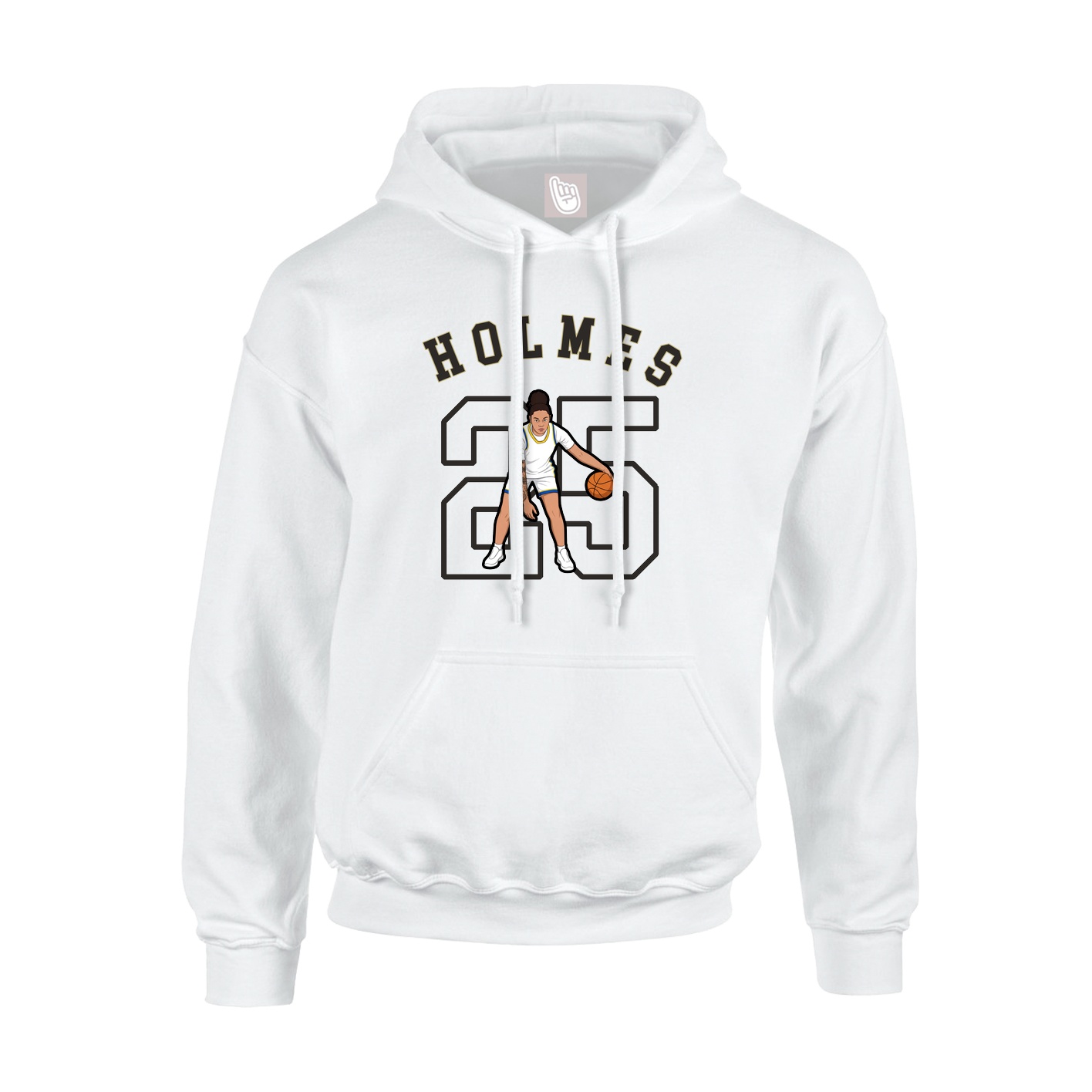 Youth Hoodie — Shirsey Arch in White