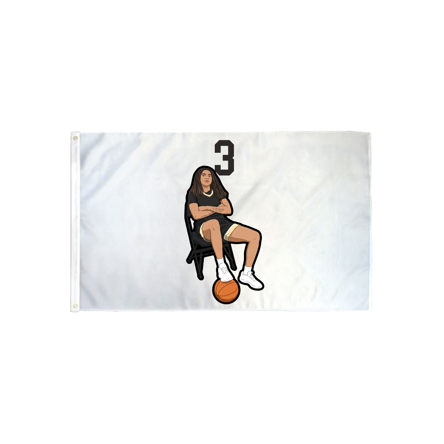 3x5 Flag — Number Top in Classic