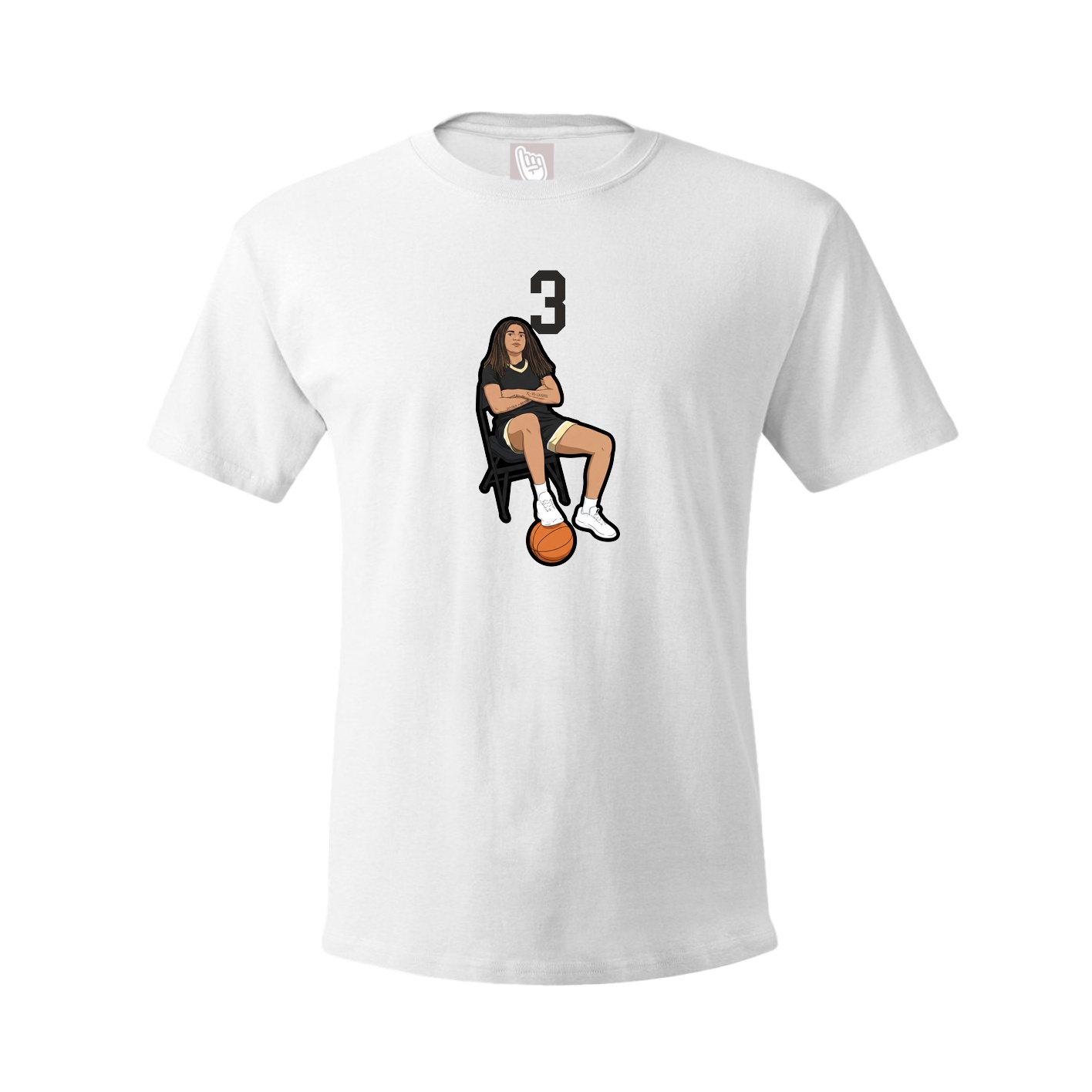 Tee — Number Top in White