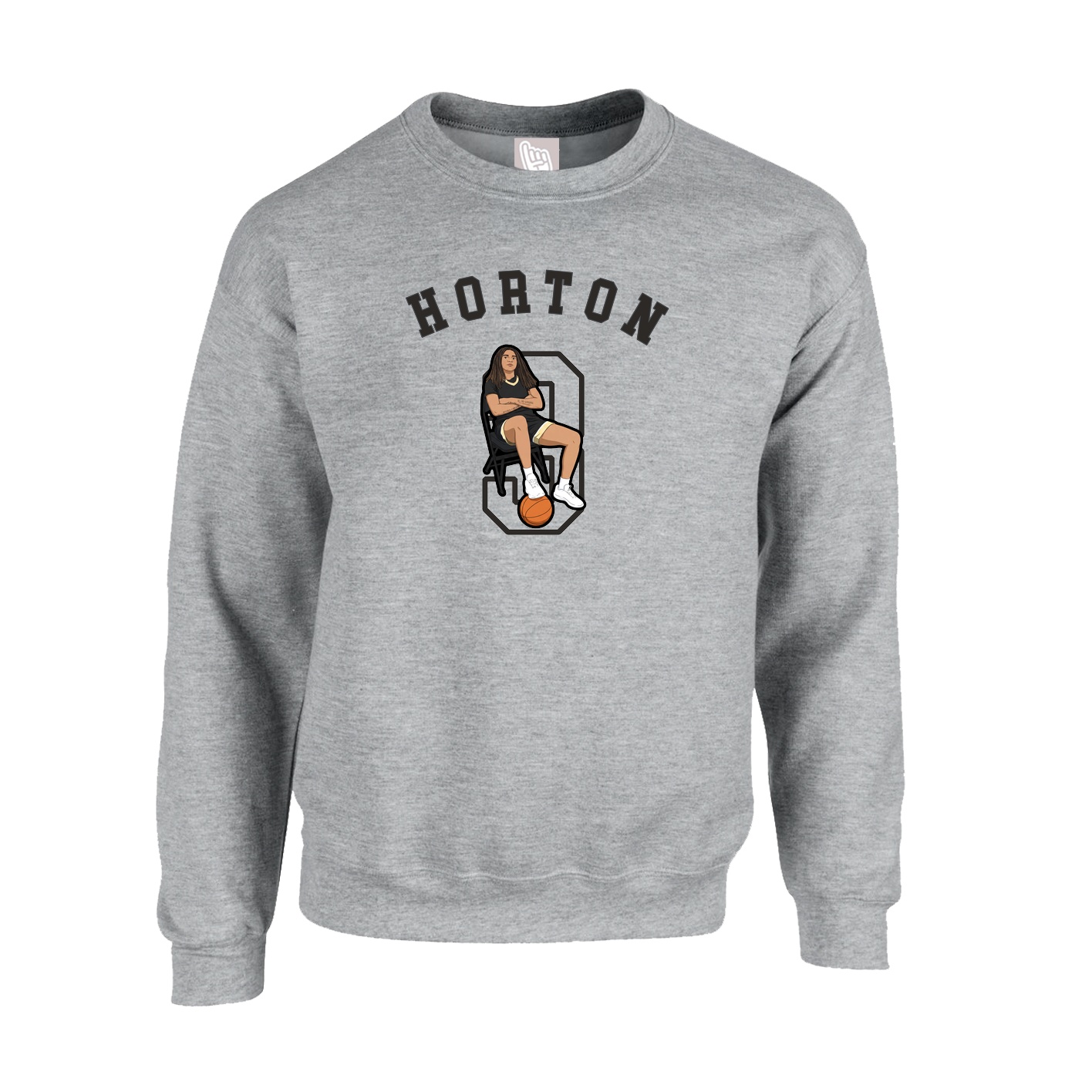 Fleece Crew — Shirsey Arch in Grey