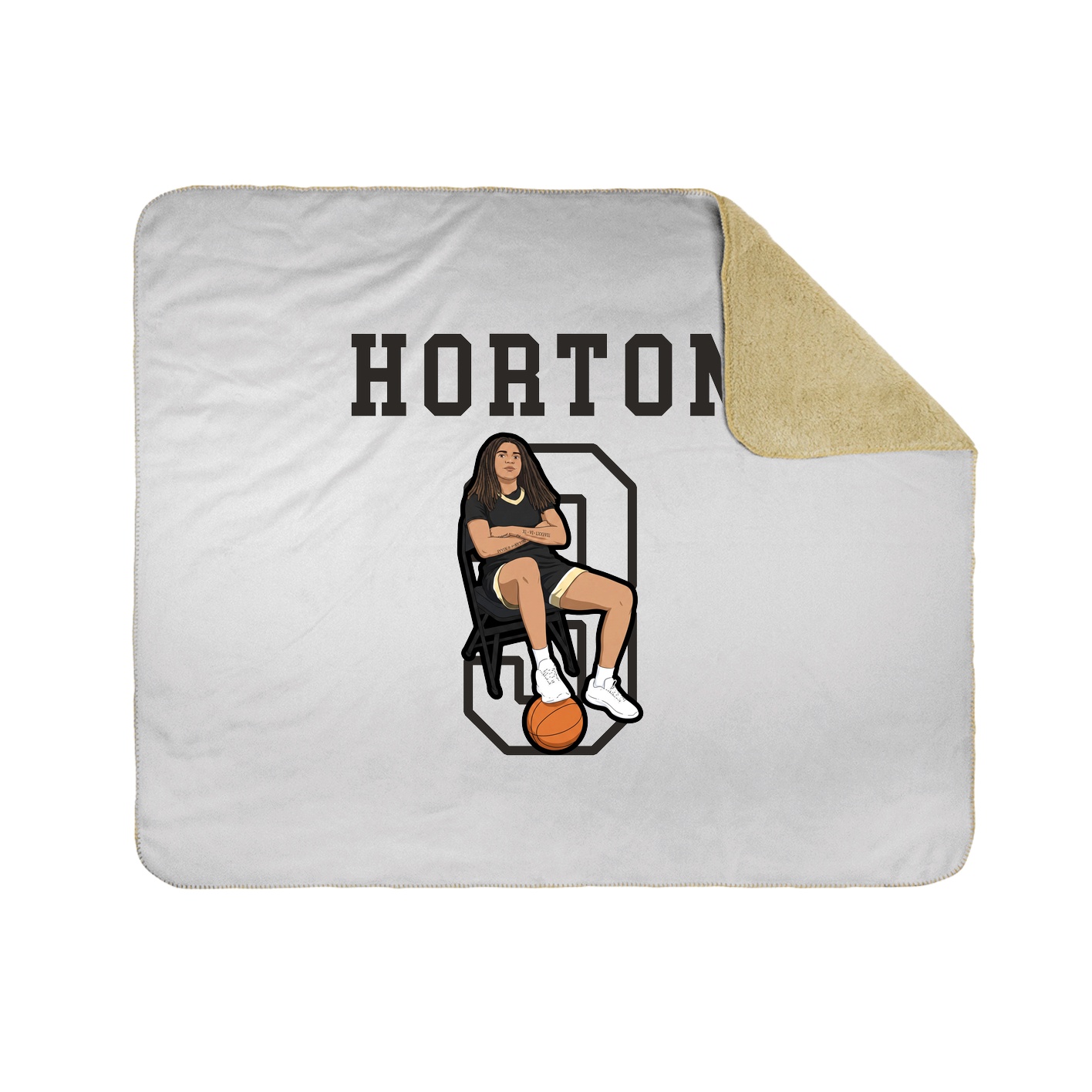 Throw Blanket — Shirsey in White