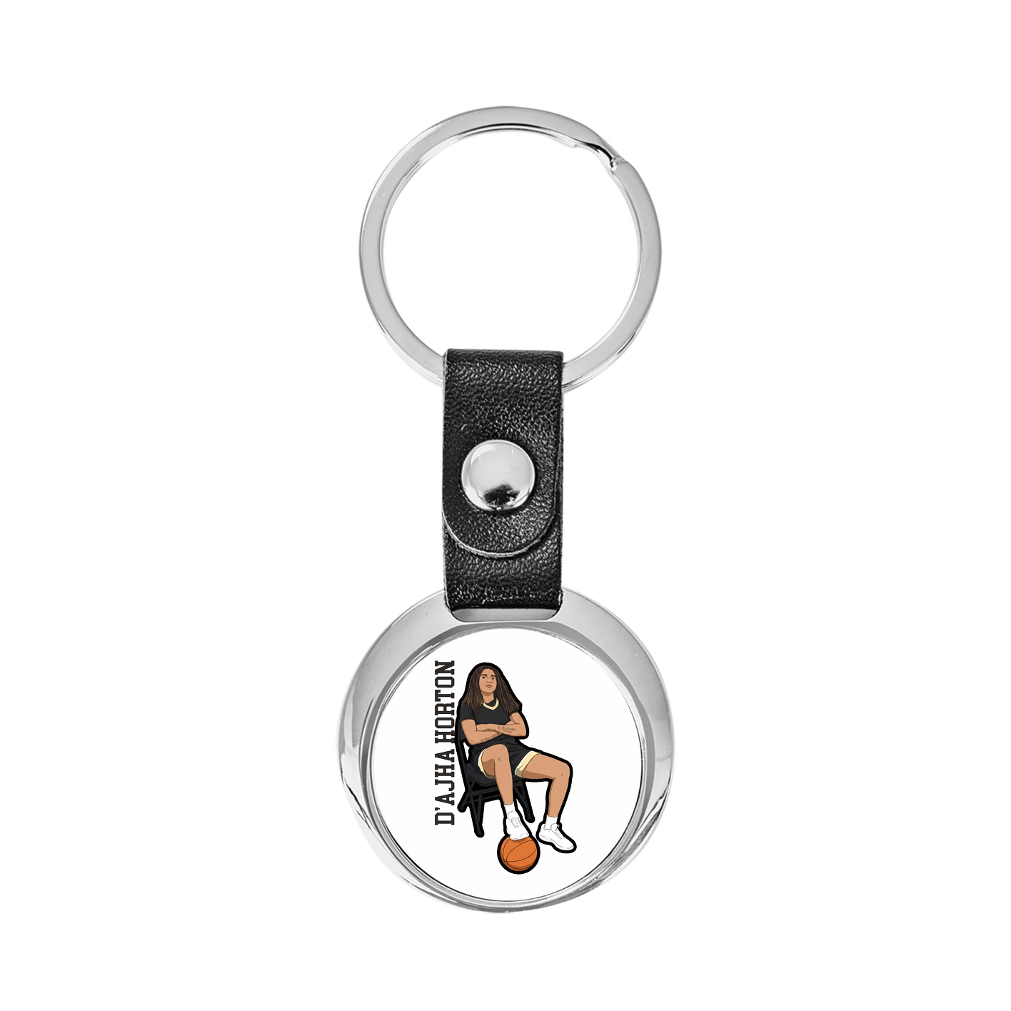 Key Chain — Name Vertical in Classic