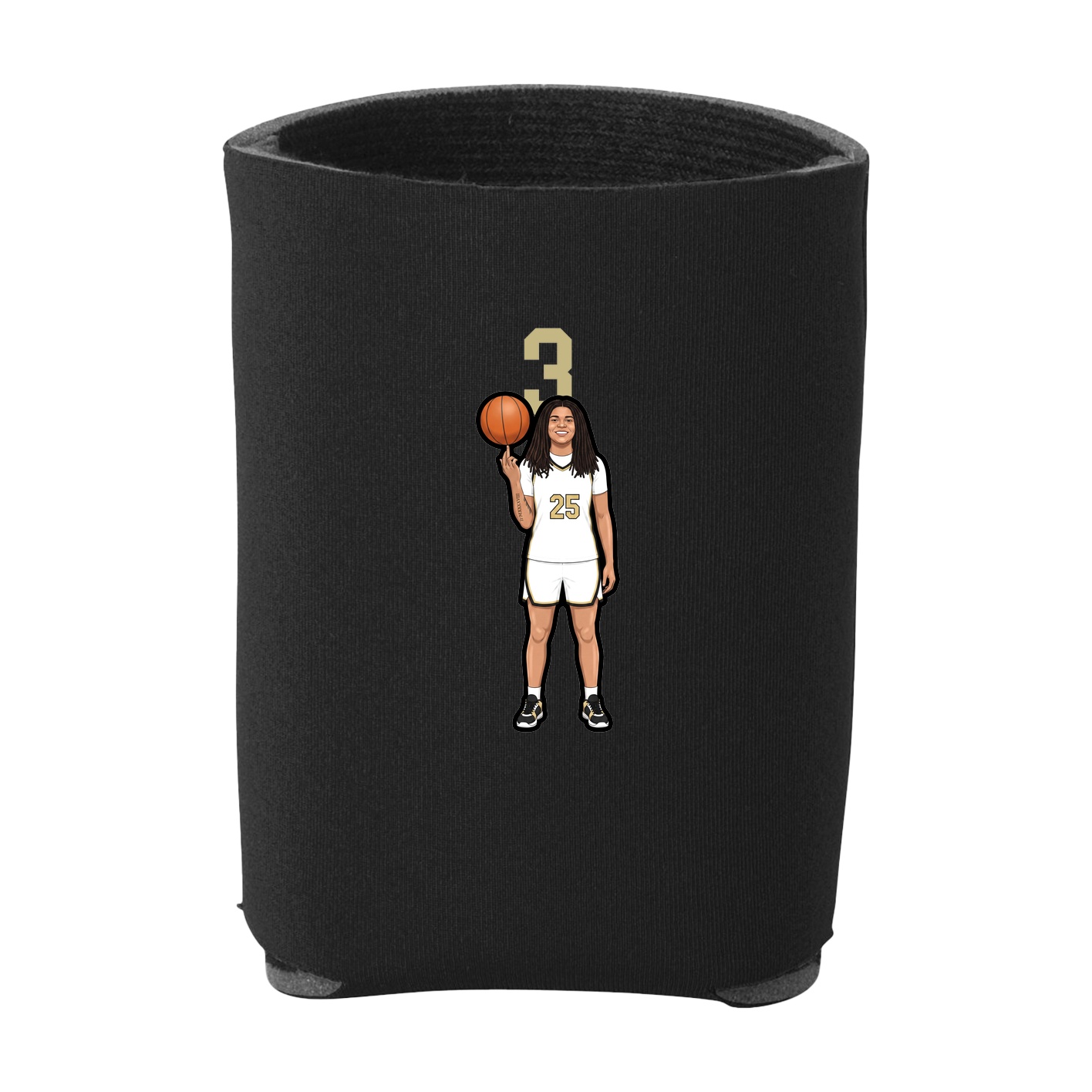 Can Holder — Number Top in Black