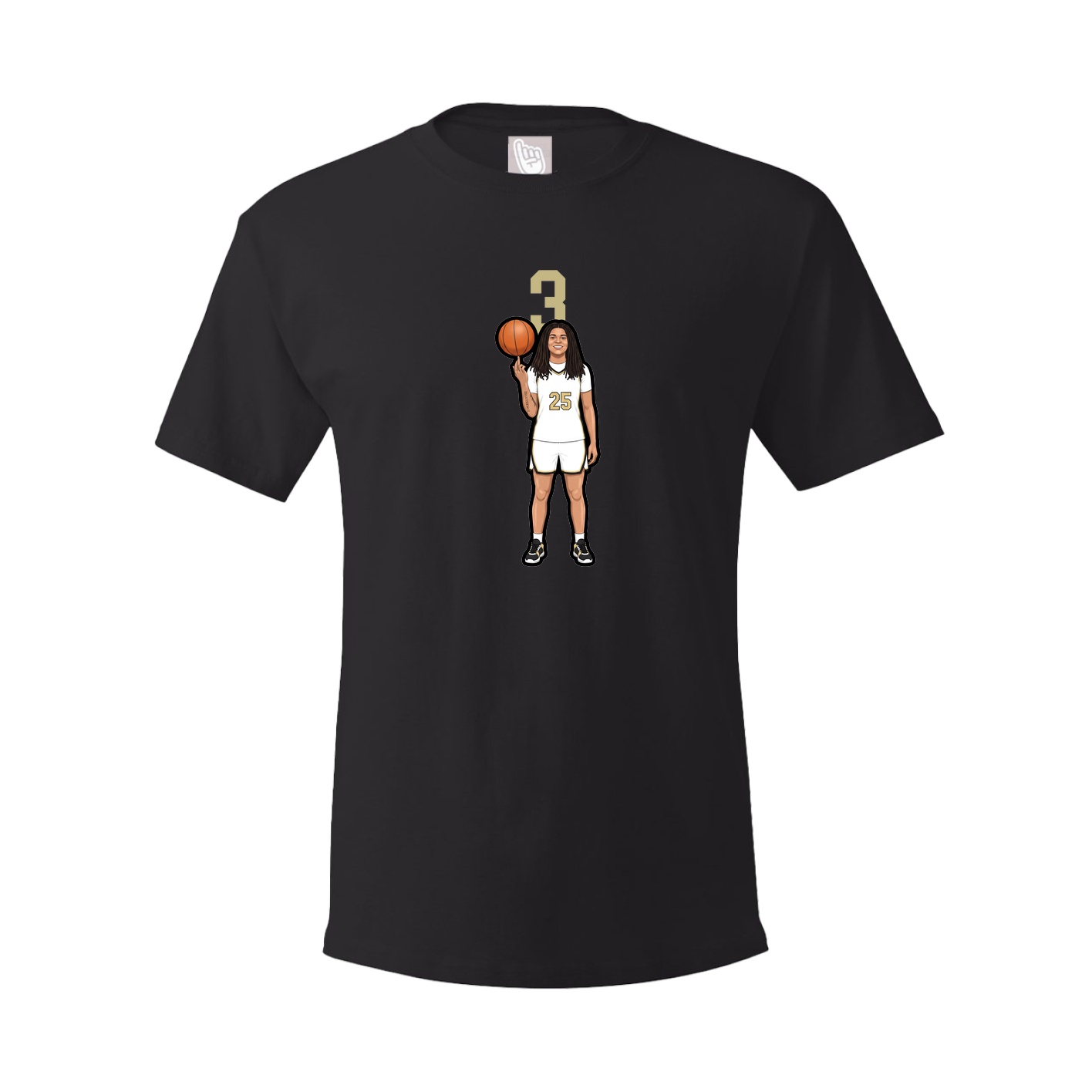 Tee — Number Top in Black