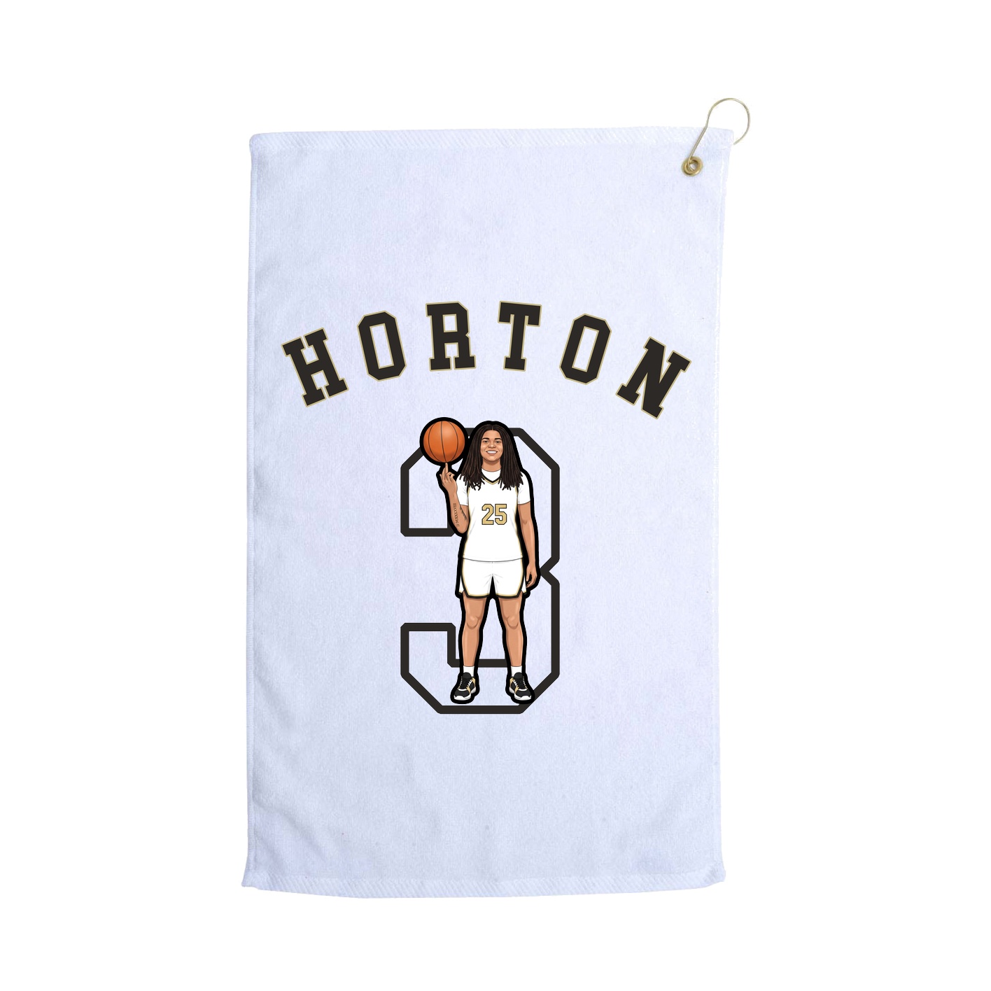Golf Towel — Shirsey Arch in White