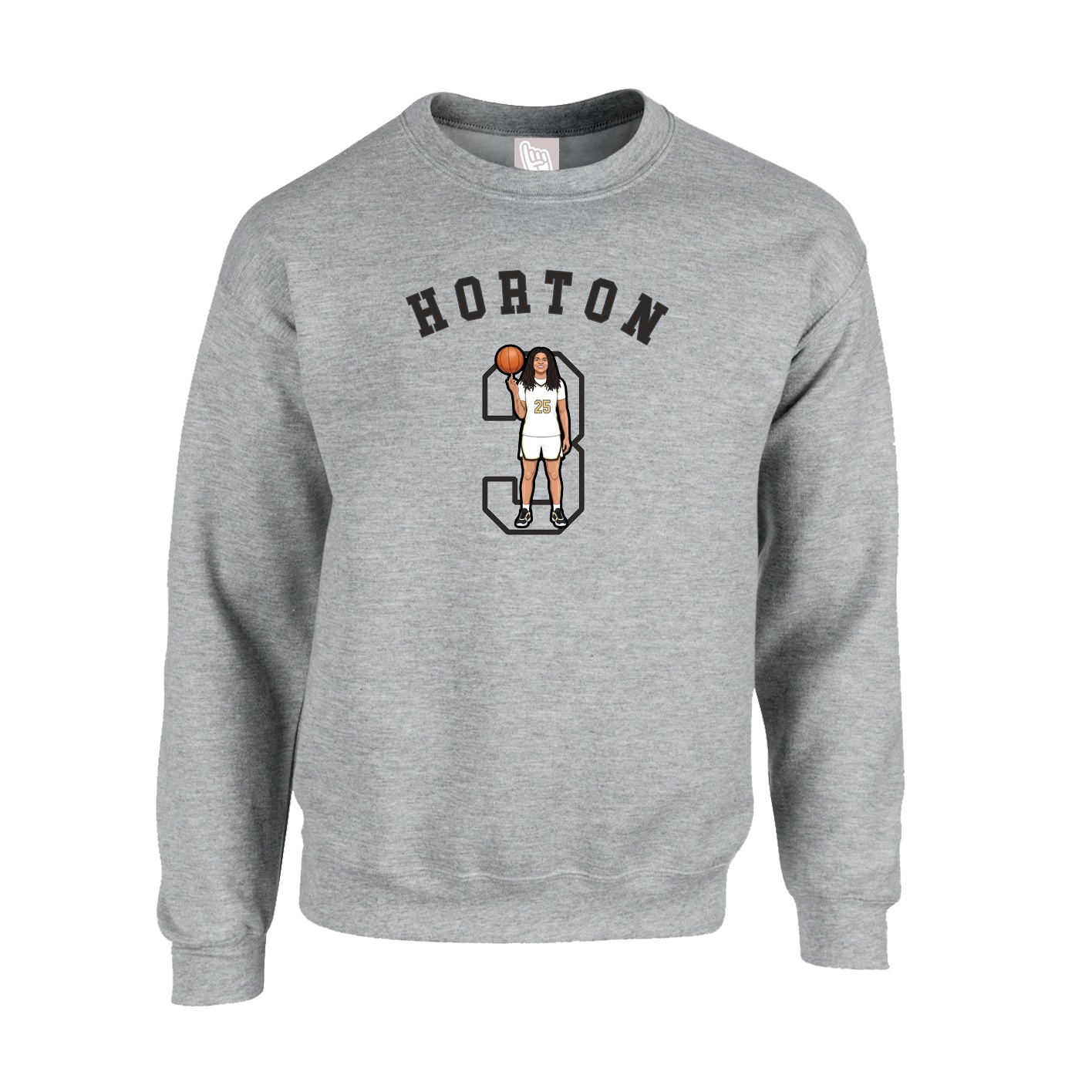Fleece Crew — Shirsey Arch in Grey
