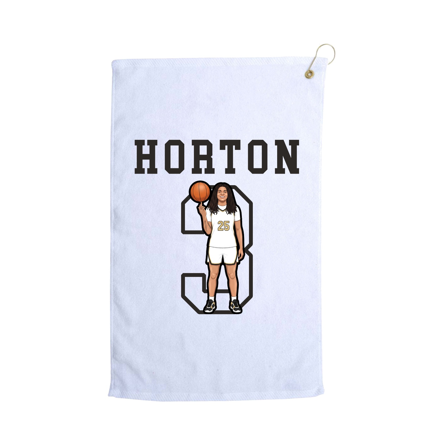 Golf Towel — Shirsey in White