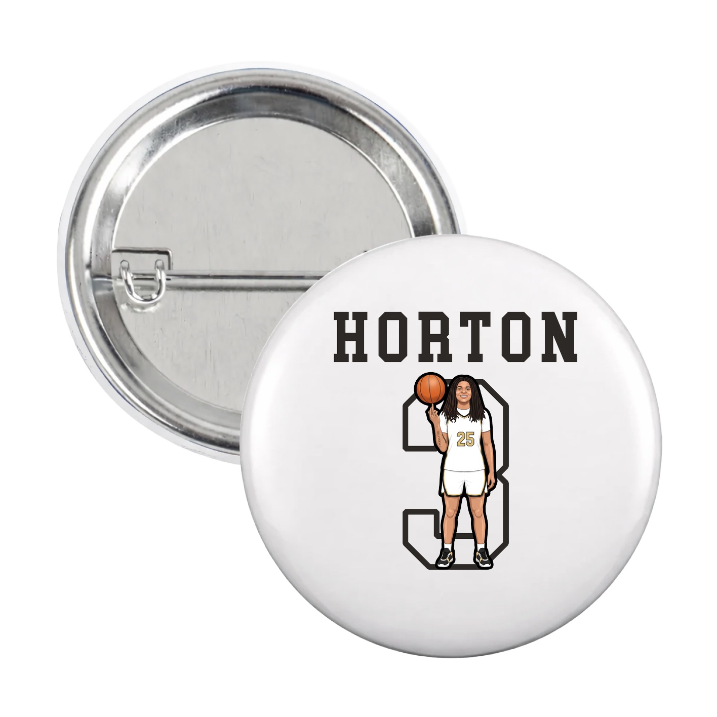Game Day Button — Shirsey in White