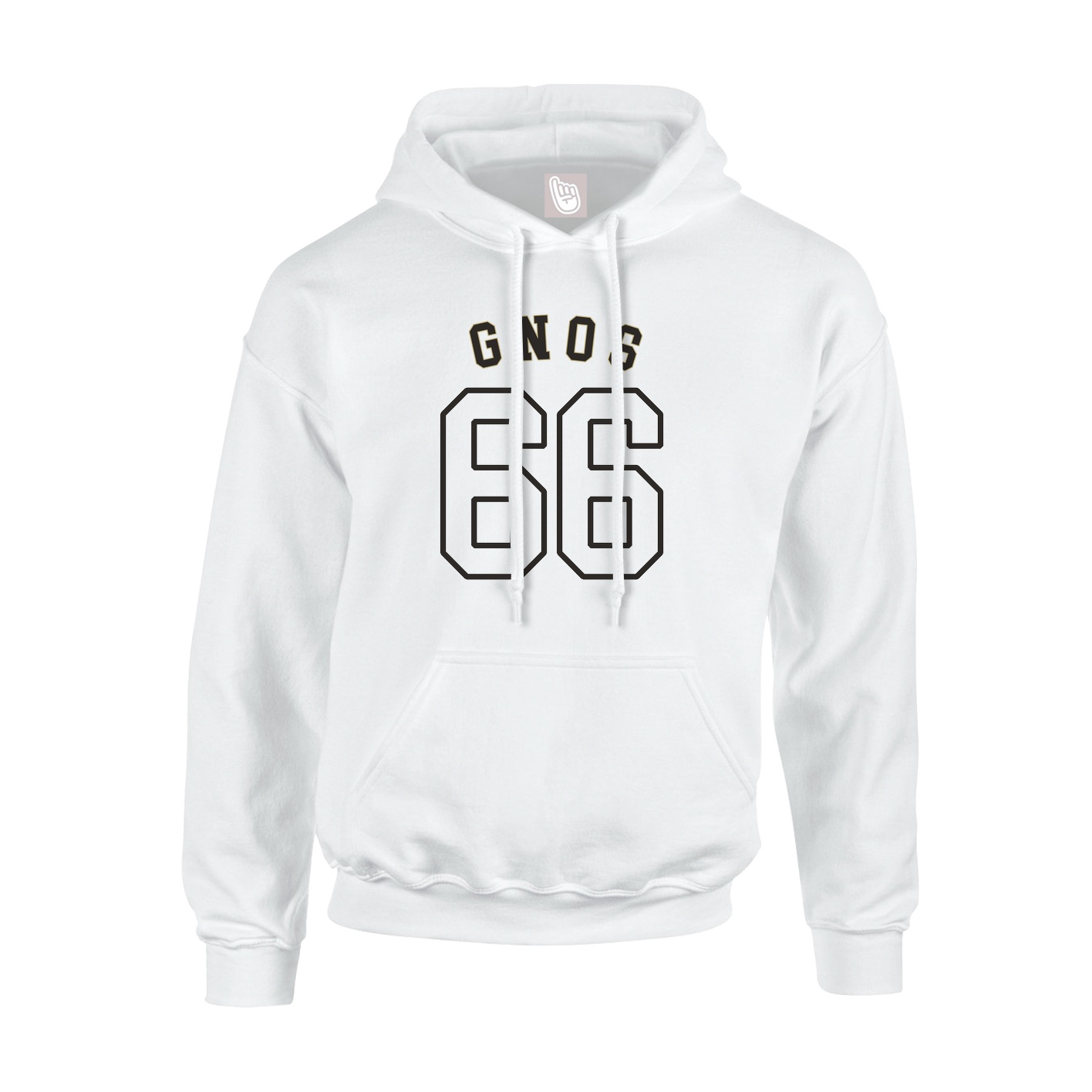 Youth Hoodie — Shirsey Arch in White