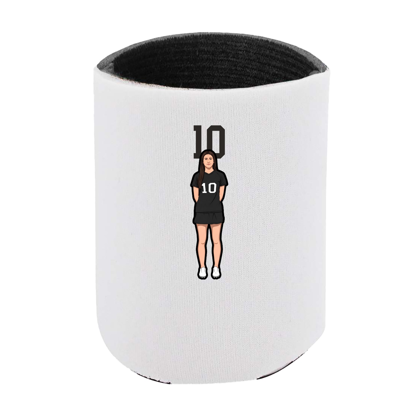 Can Holder — Number Top in White