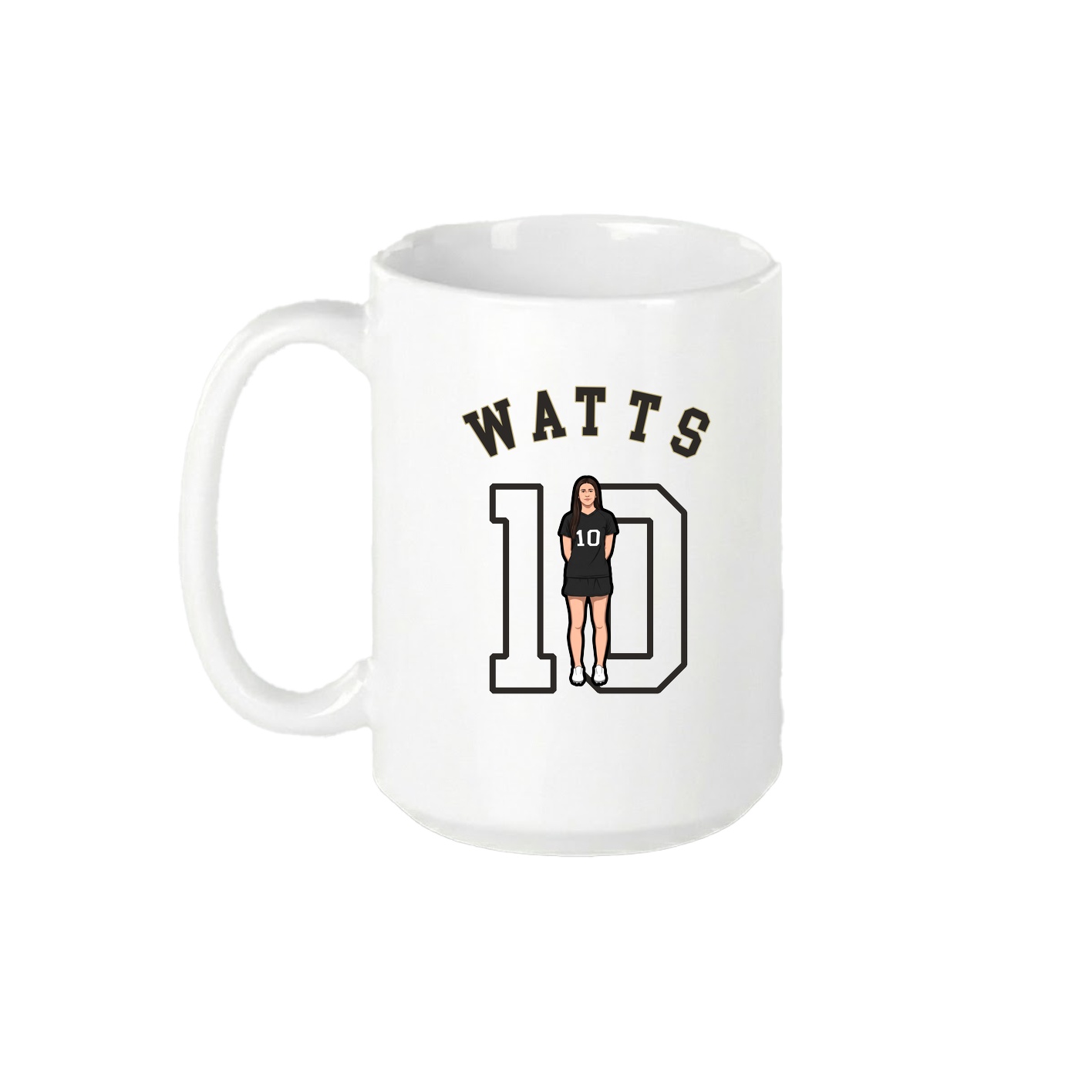 15oz Coffee Mug — Shirsey Arch in White