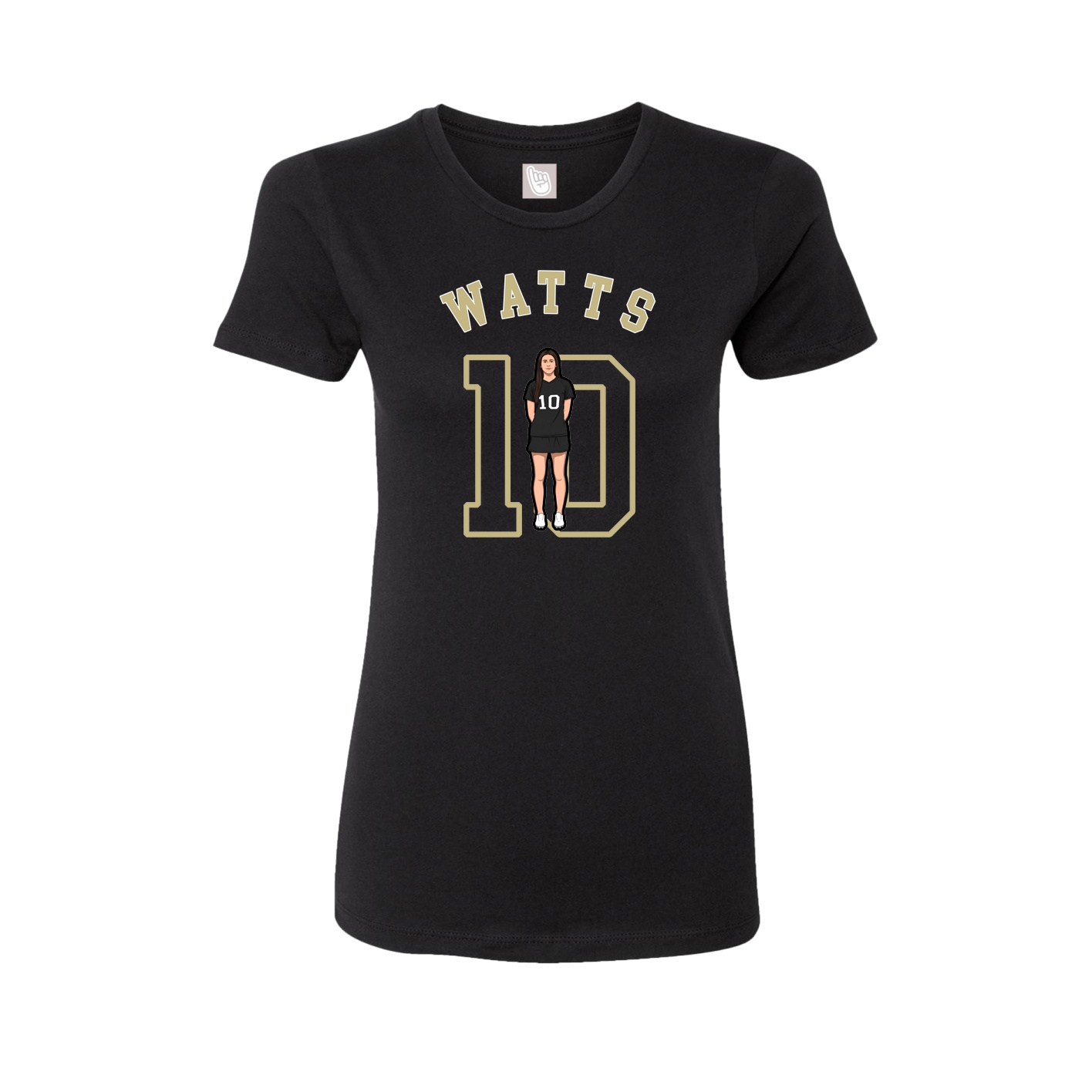 Womens Tee — Shirsey Arch in Black