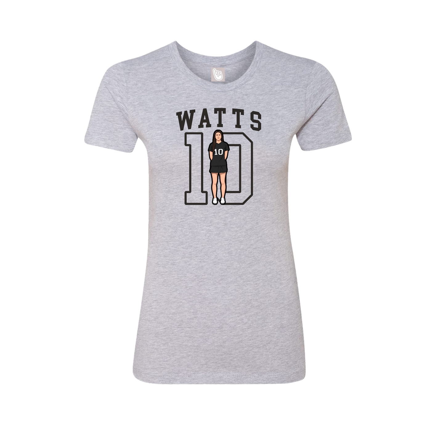 Womens Tee — Shirsey in Grey