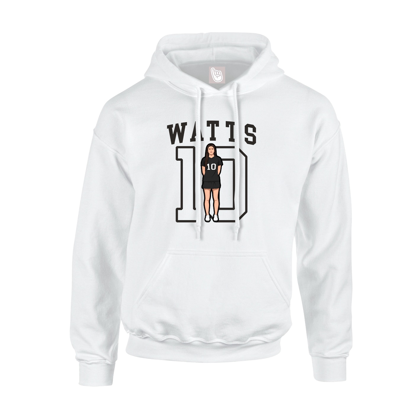 Youth Hoodie — Shirsey in White