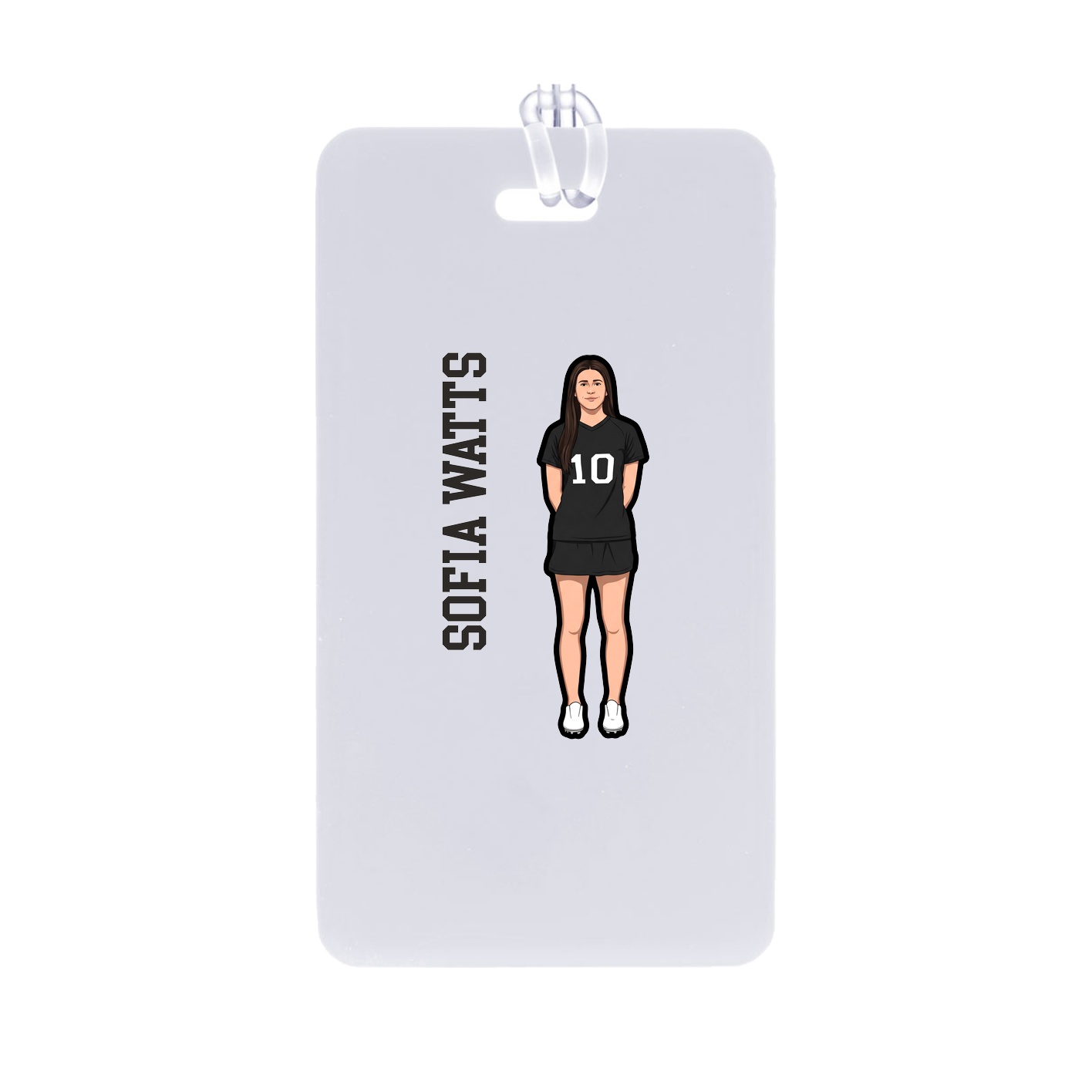 Bag Tag — Name Vertical in Classic