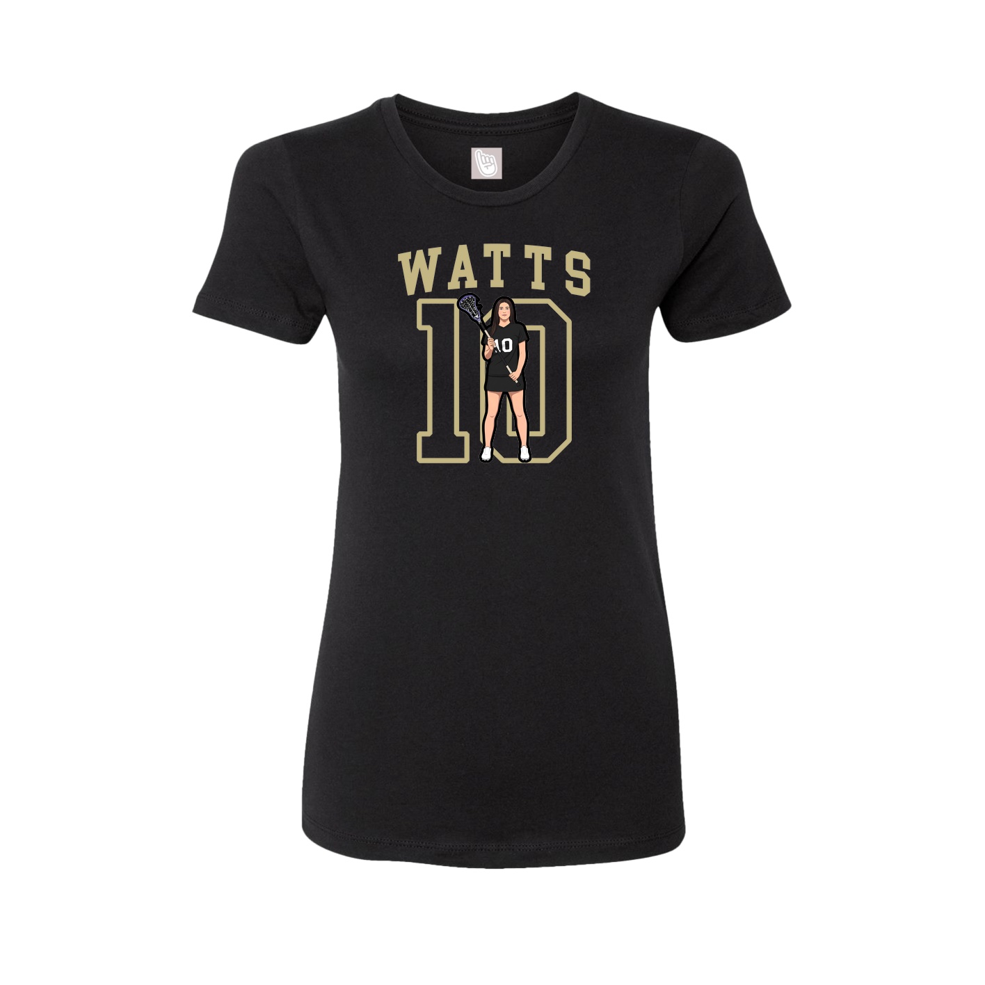 Fitted Women's Tee — Shirsey in Black