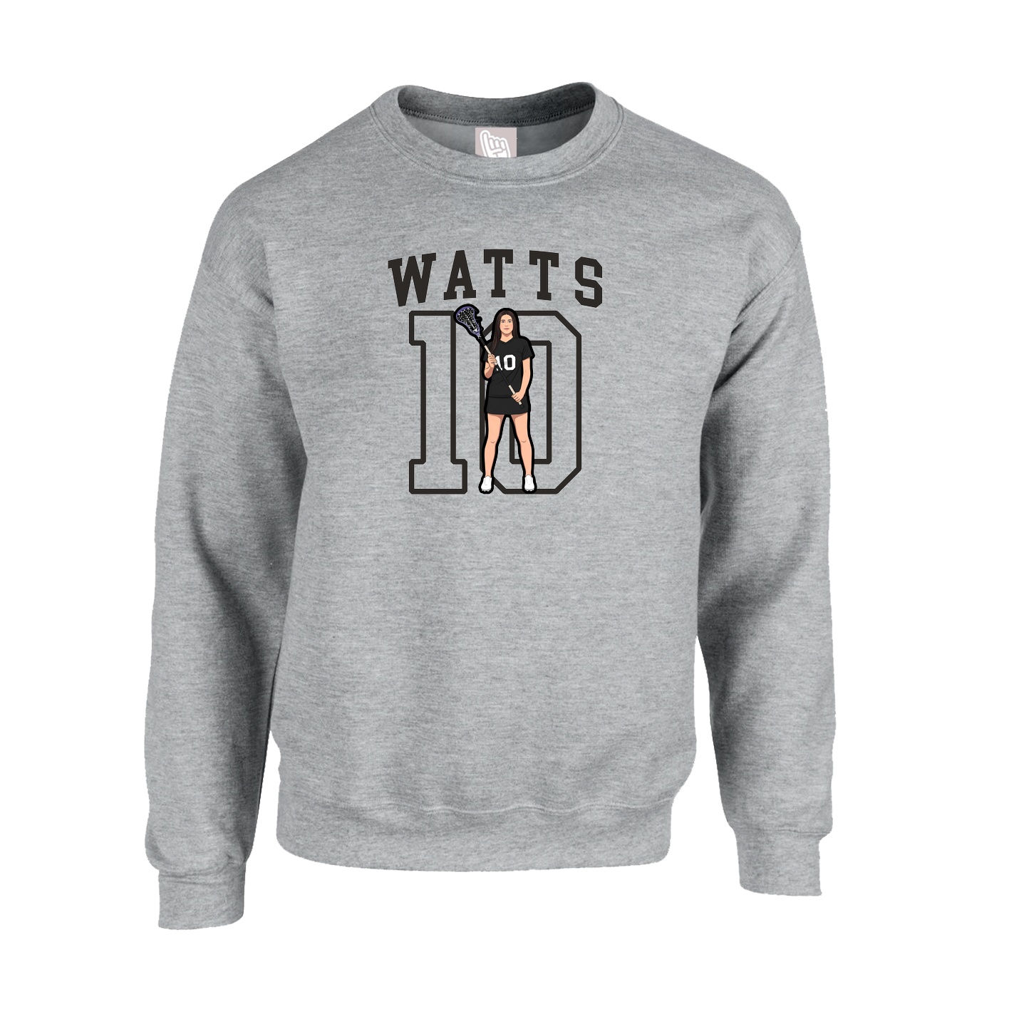 Fleece Crew — Shirsey in Grey