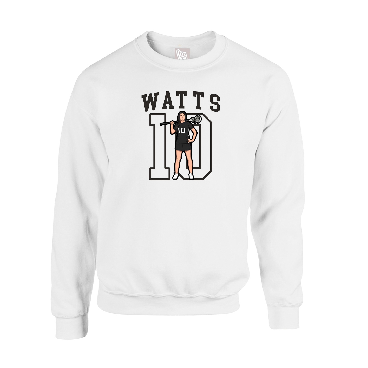 Fleece Crew — Shirsey in White