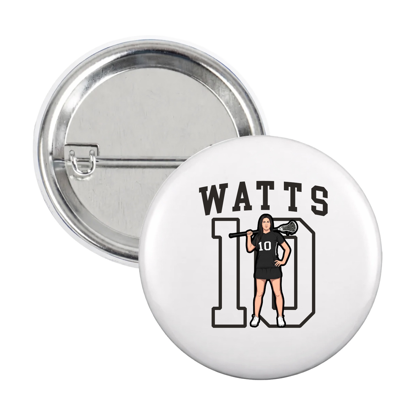 Game Day Button — Shirsey in White