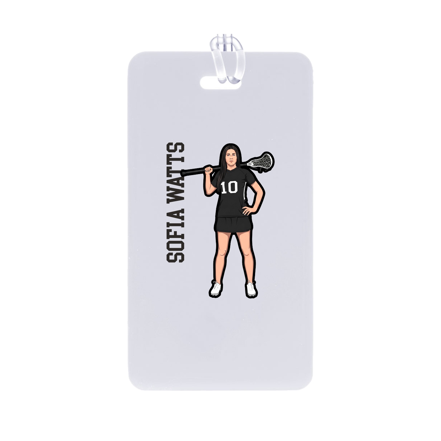 Bag Tag — Name Vertical in Classic