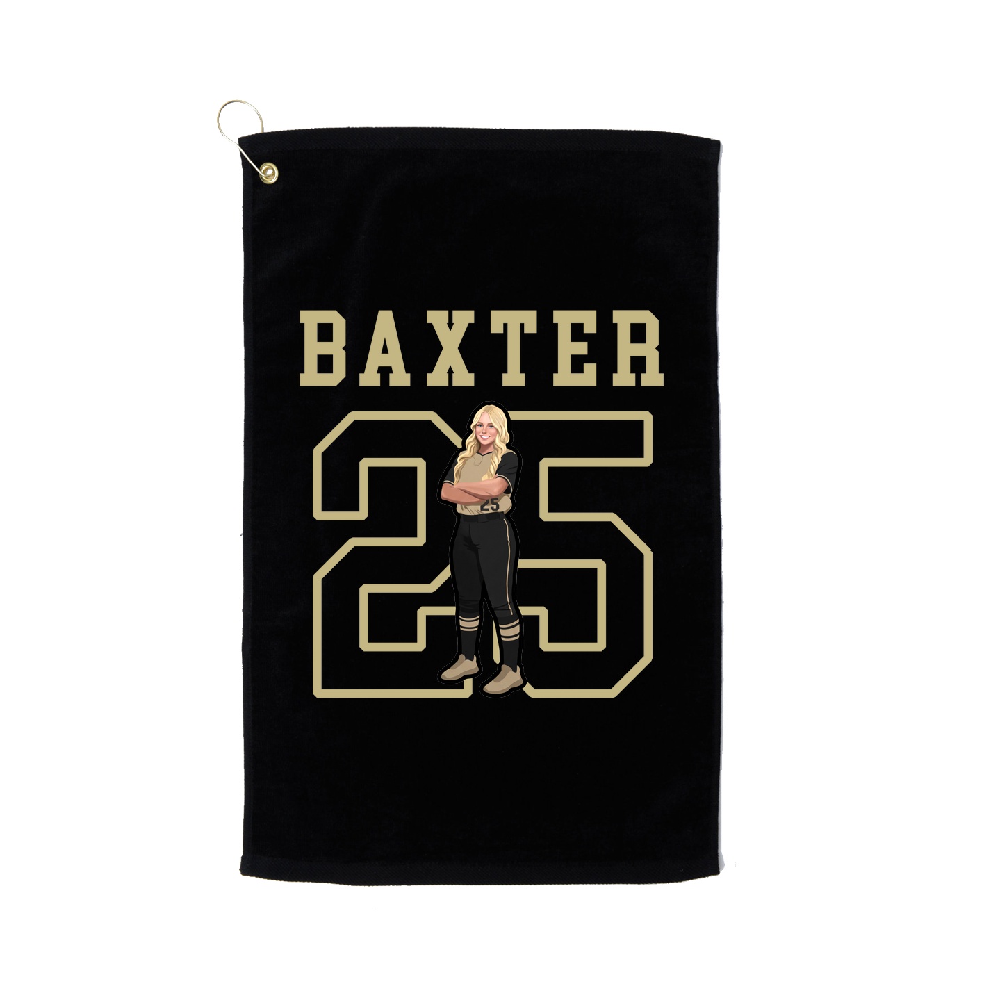 Golf Towel — Shirsey in Black