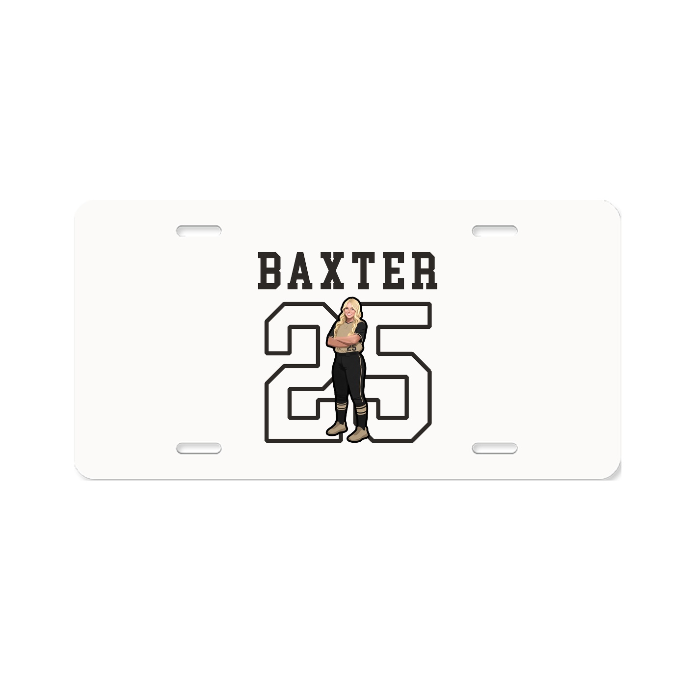 License Plate — Shirsey in Classic