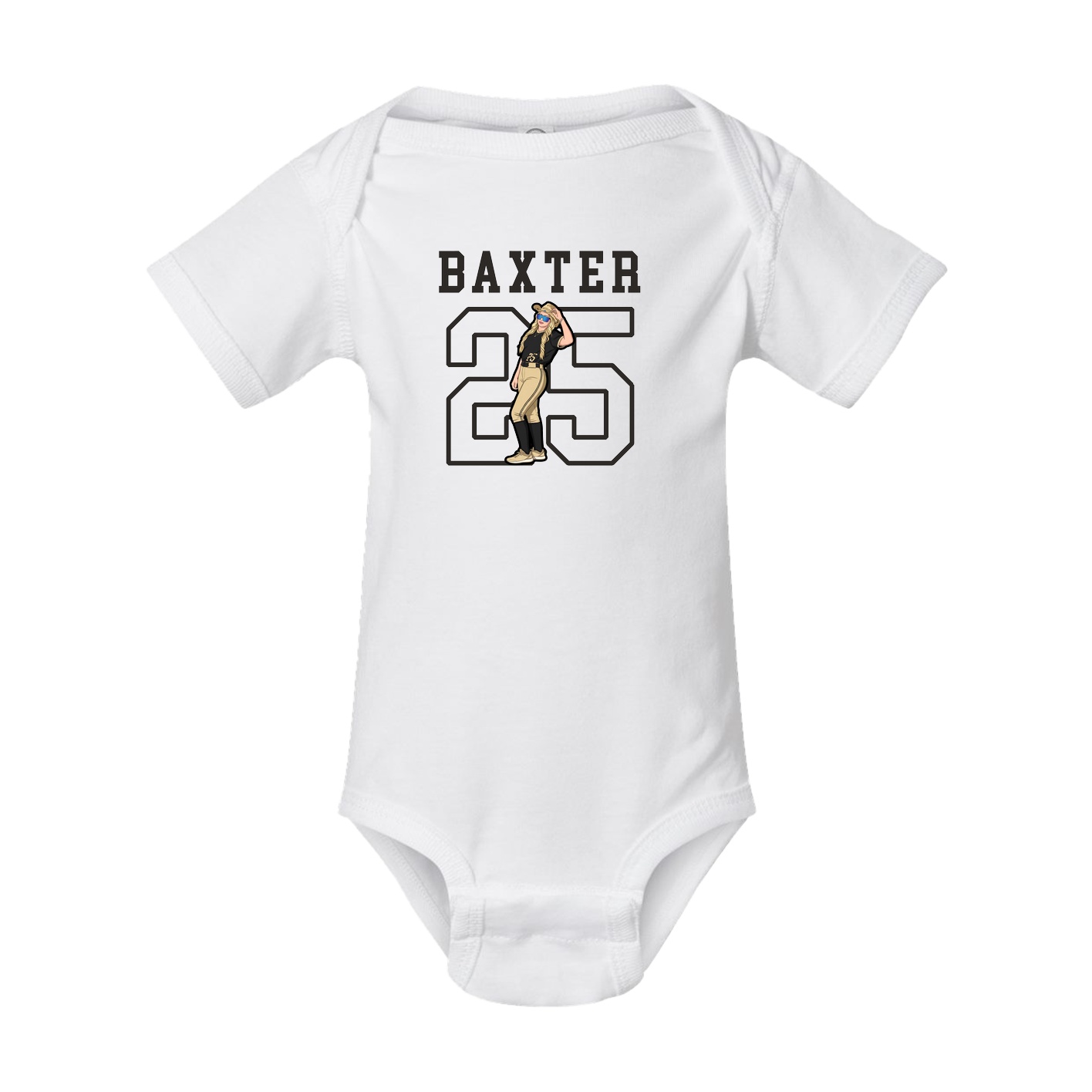 Baby Onesie — Shirsey in White