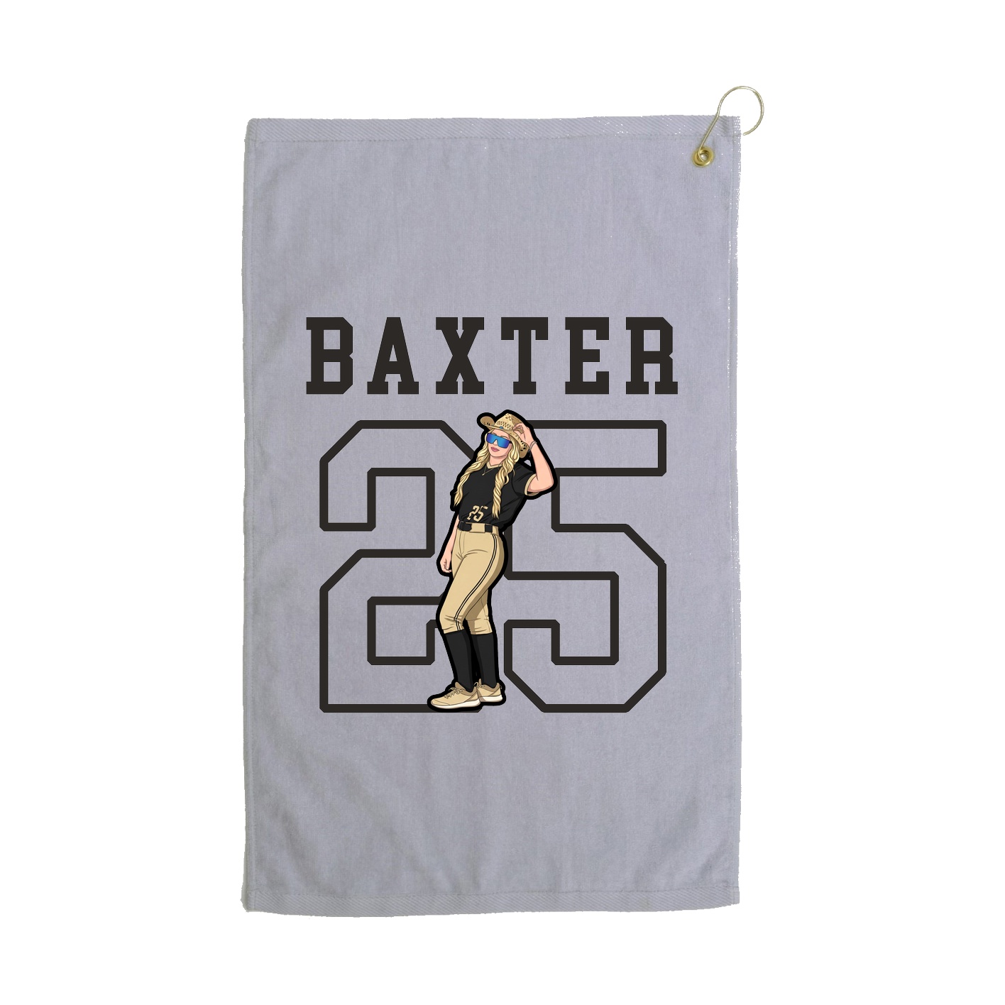 Golf Towel — Shirsey in Grey