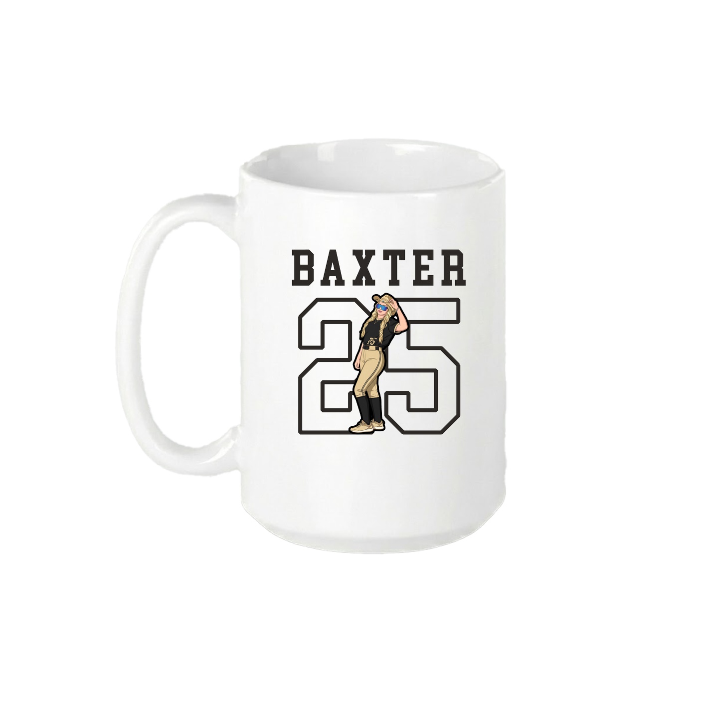15oz Coffee Mug — Shirsey in White