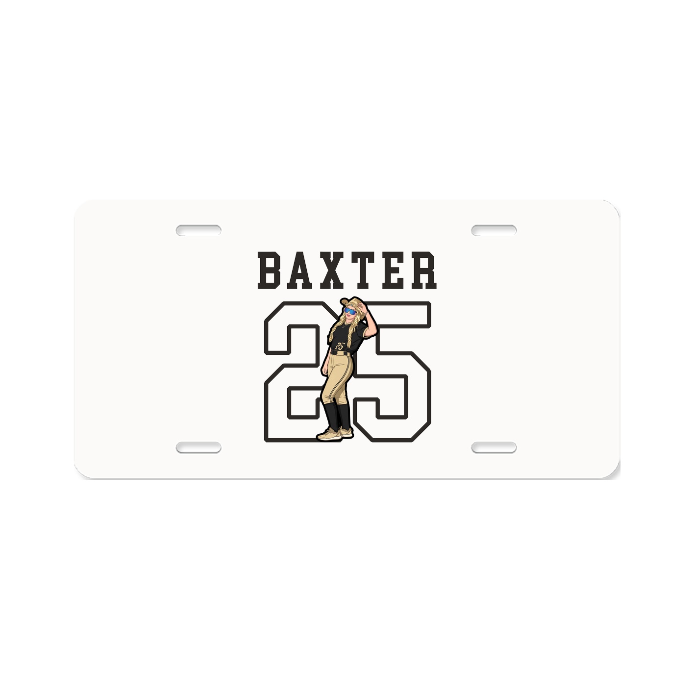 License Plate — Shirsey in Classic