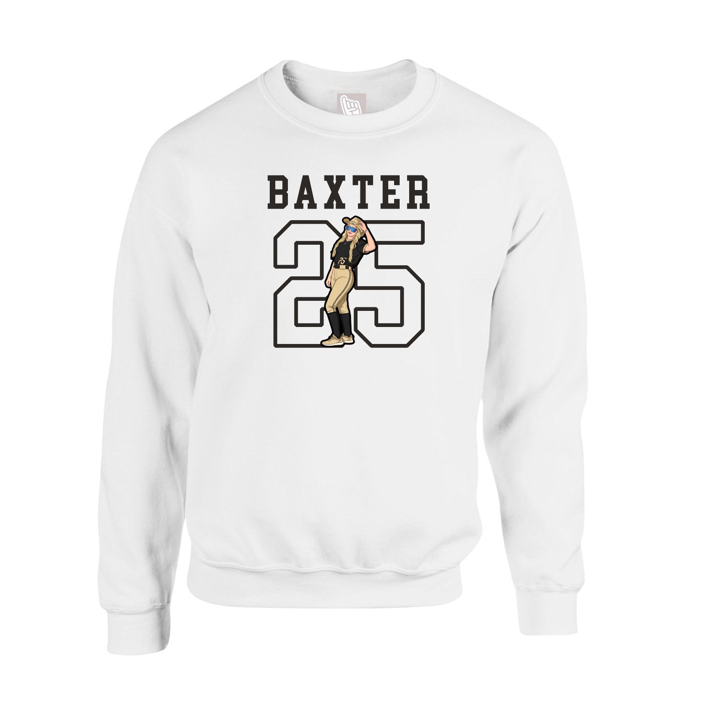 Fleece Crew — Shirsey in White