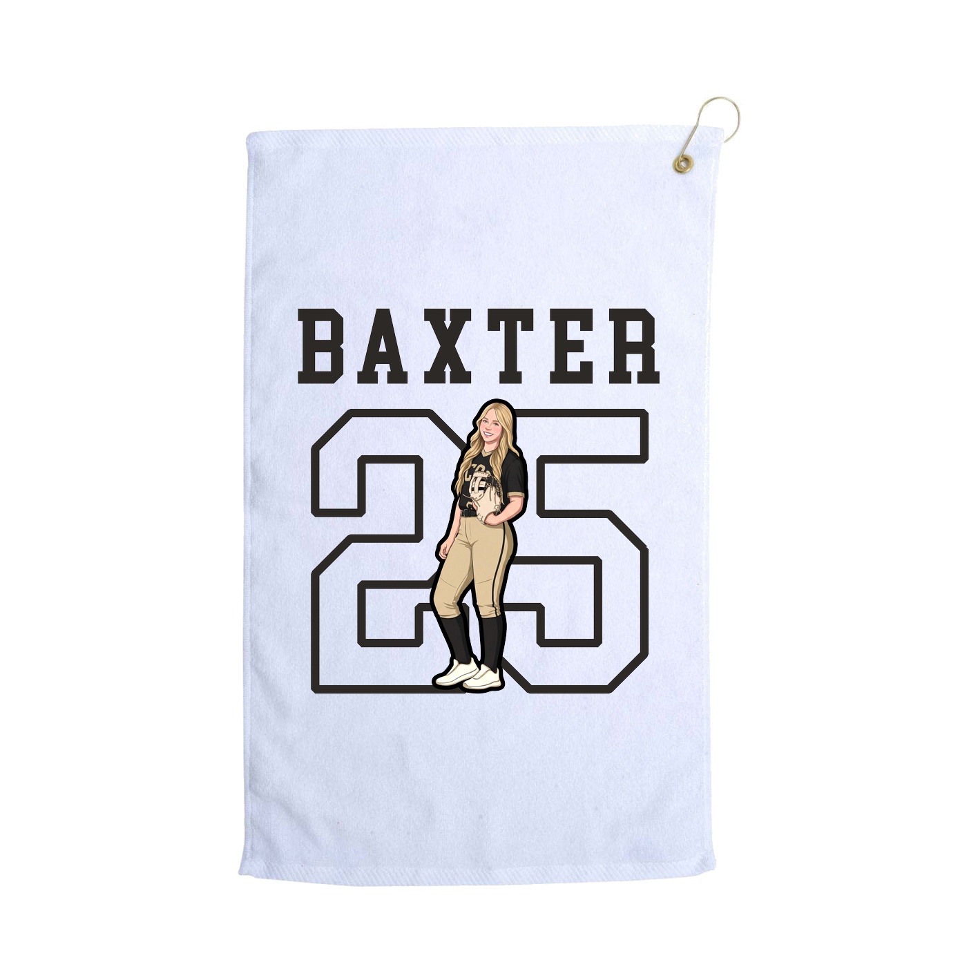 Golf Towel — Shirsey in White