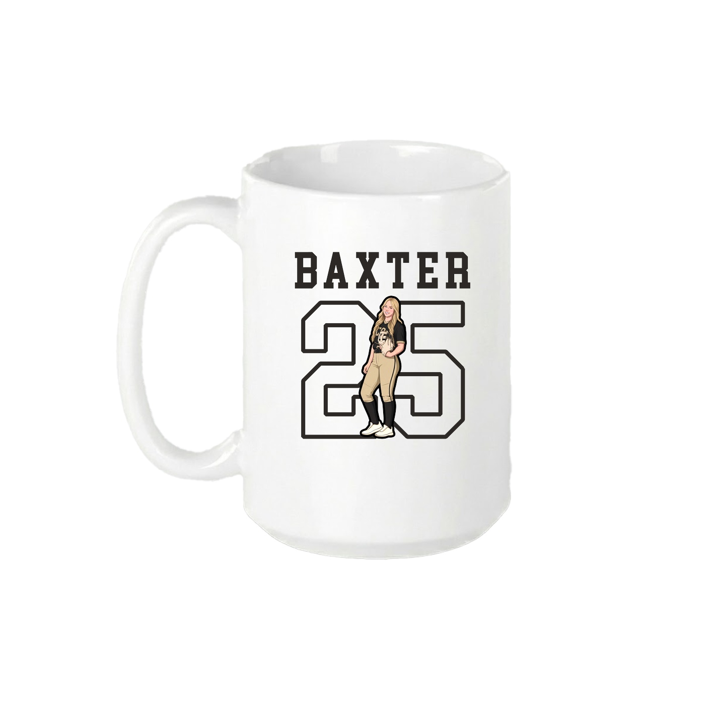 15oz Coffee Mug — Shirsey in White