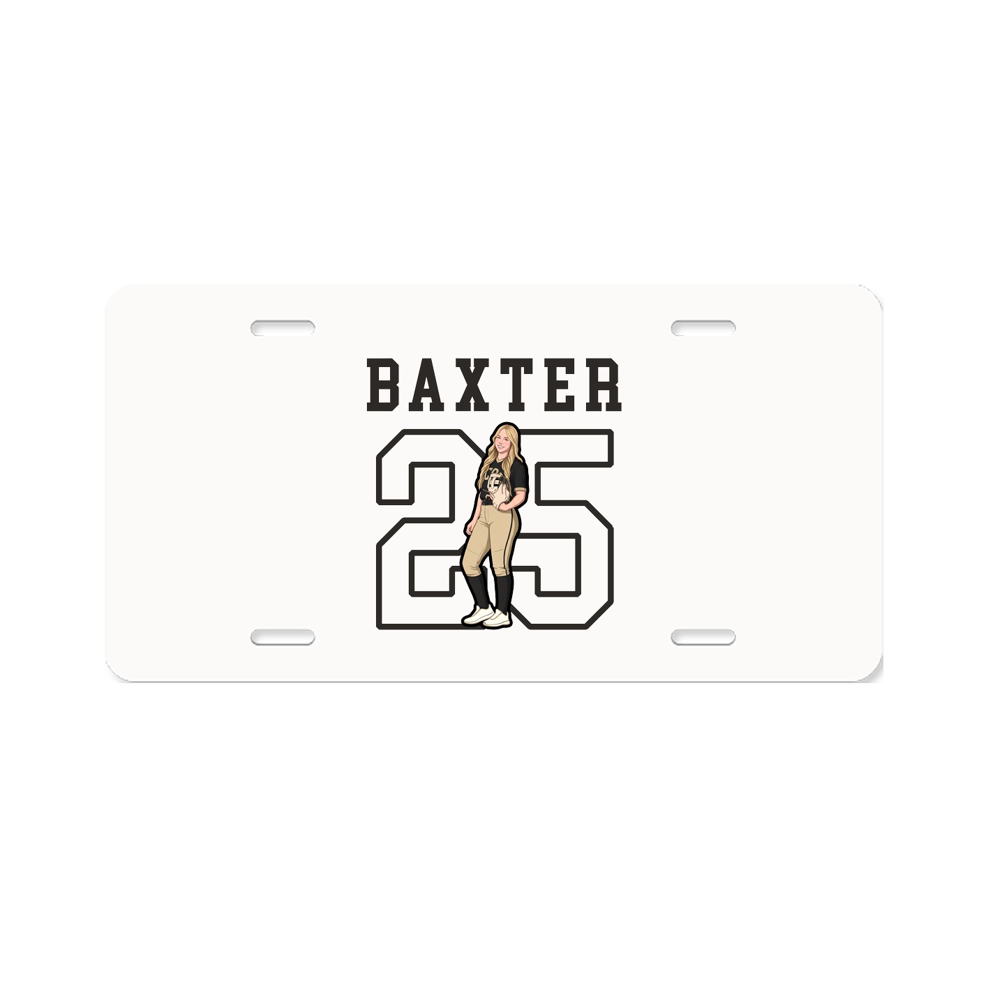License Plate — Shirsey in Classic