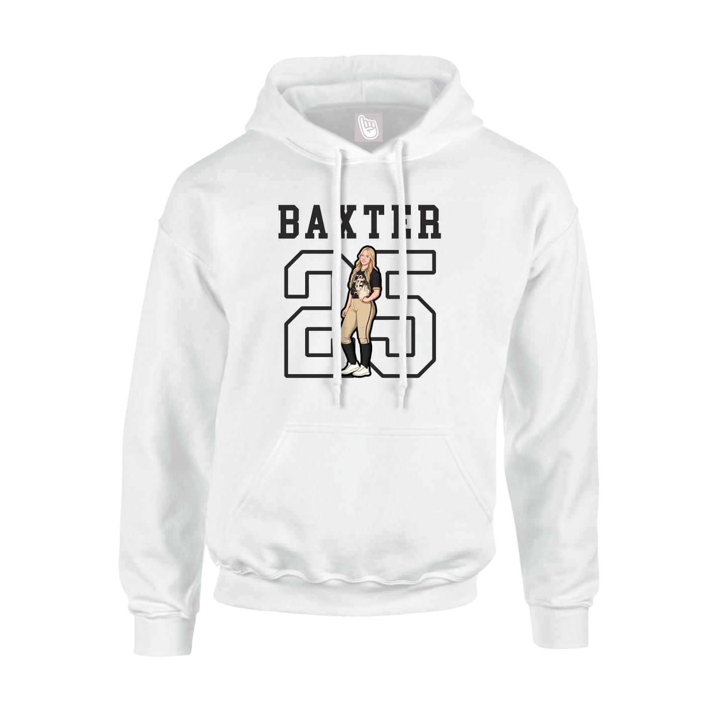 Youth Hoodie — Shirsey in White