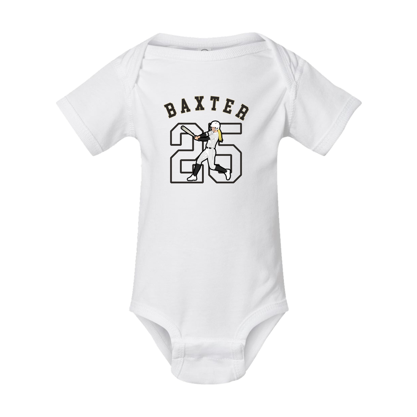 Baby Onesie — Shirsey Arch in White