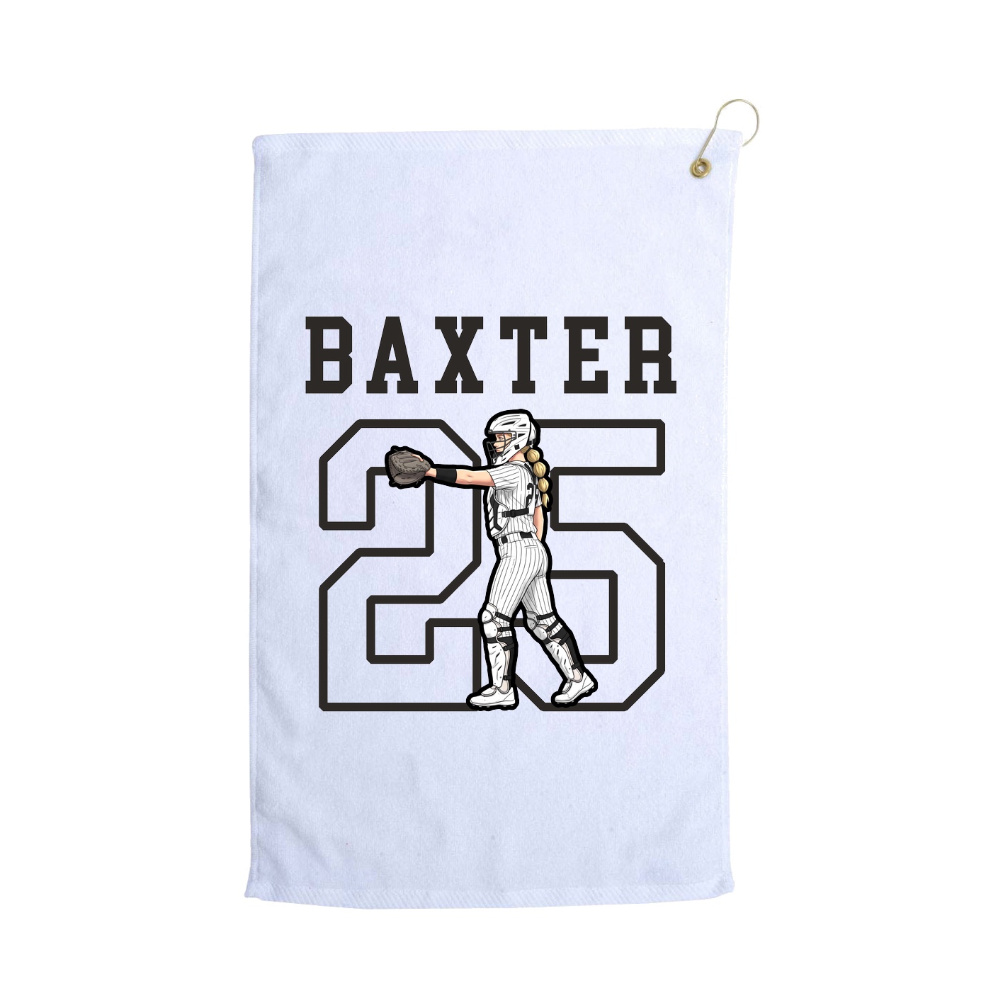 Golf Towel — Shirsey in White