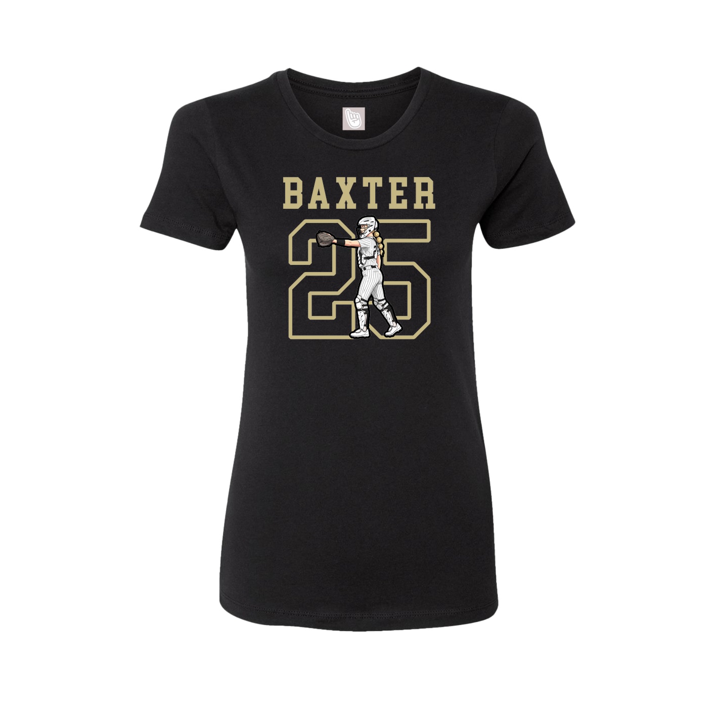 Fitted Women's Tee — Shirsey in Black