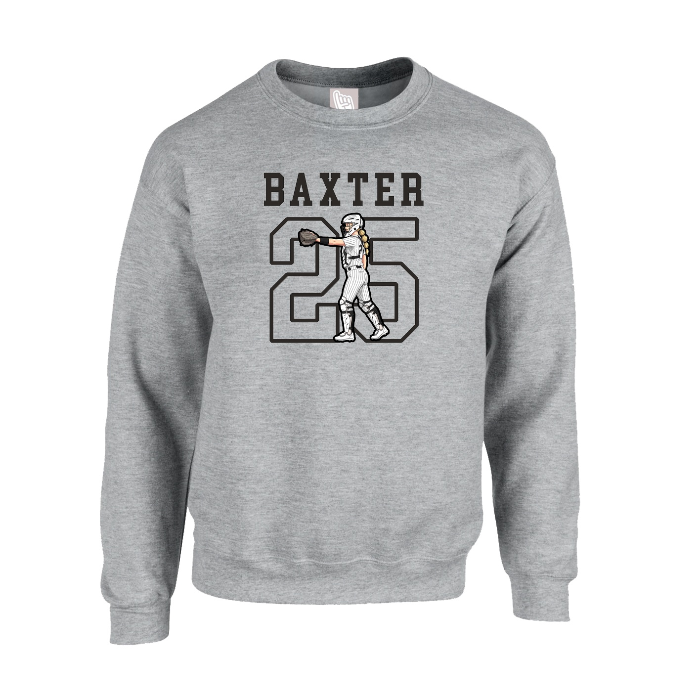 Fleece Crew — Shirsey in Grey