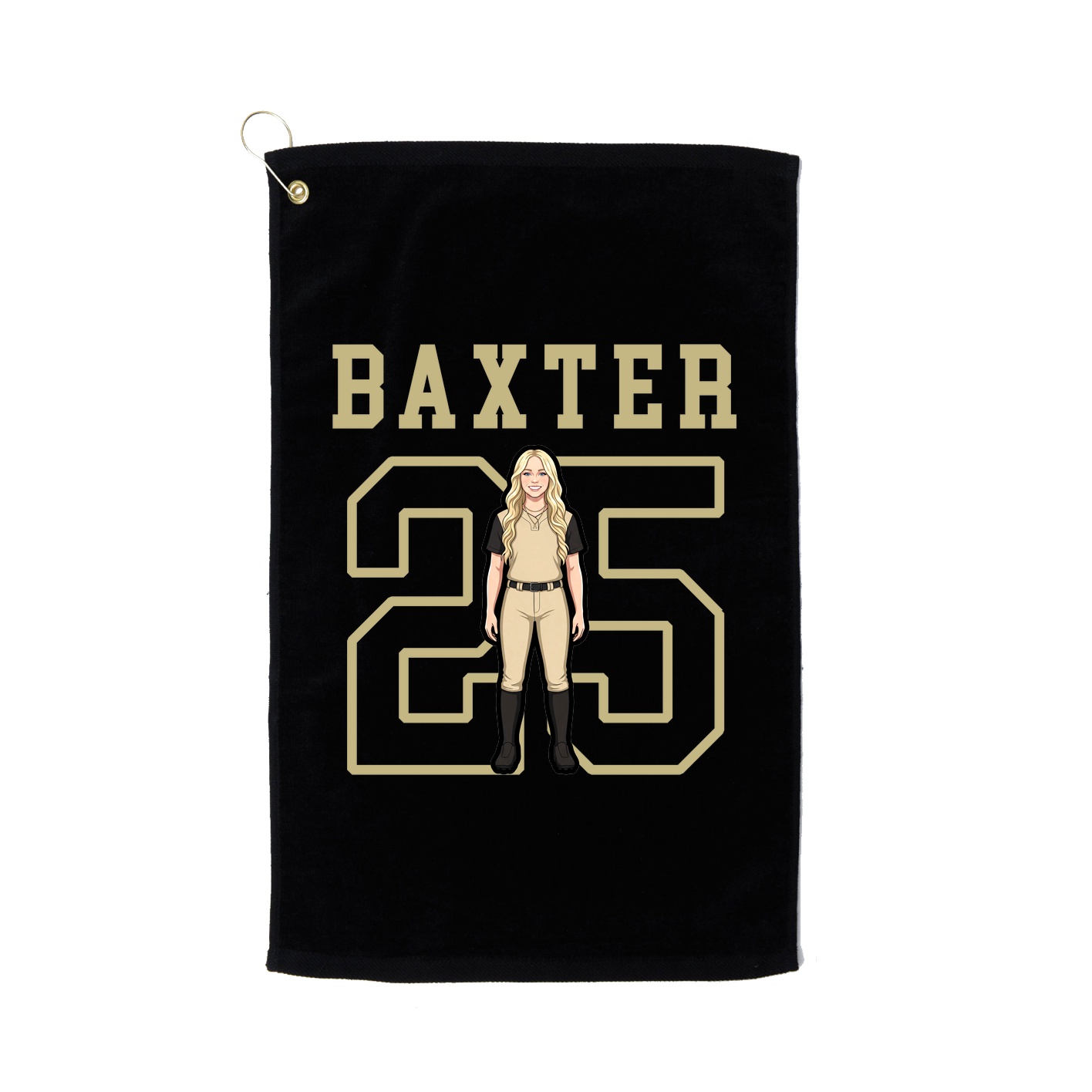 Golf Towel — Shirsey in Black