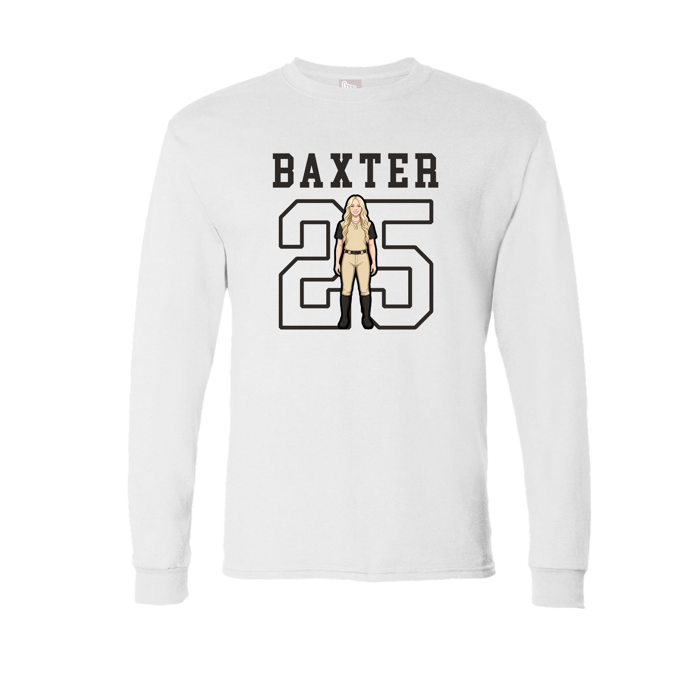 Long Sleeve Tee — Shirsey in White