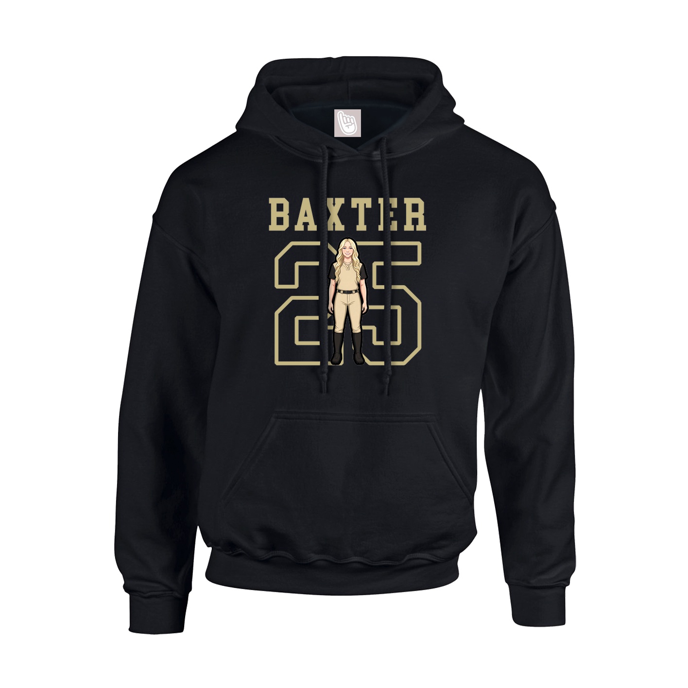 Youth Hoodie — Shirsey in Black
